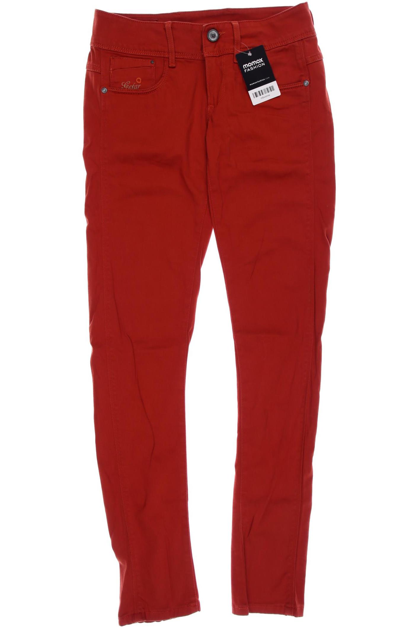 

G STAR RAW Damen Jeans, rot