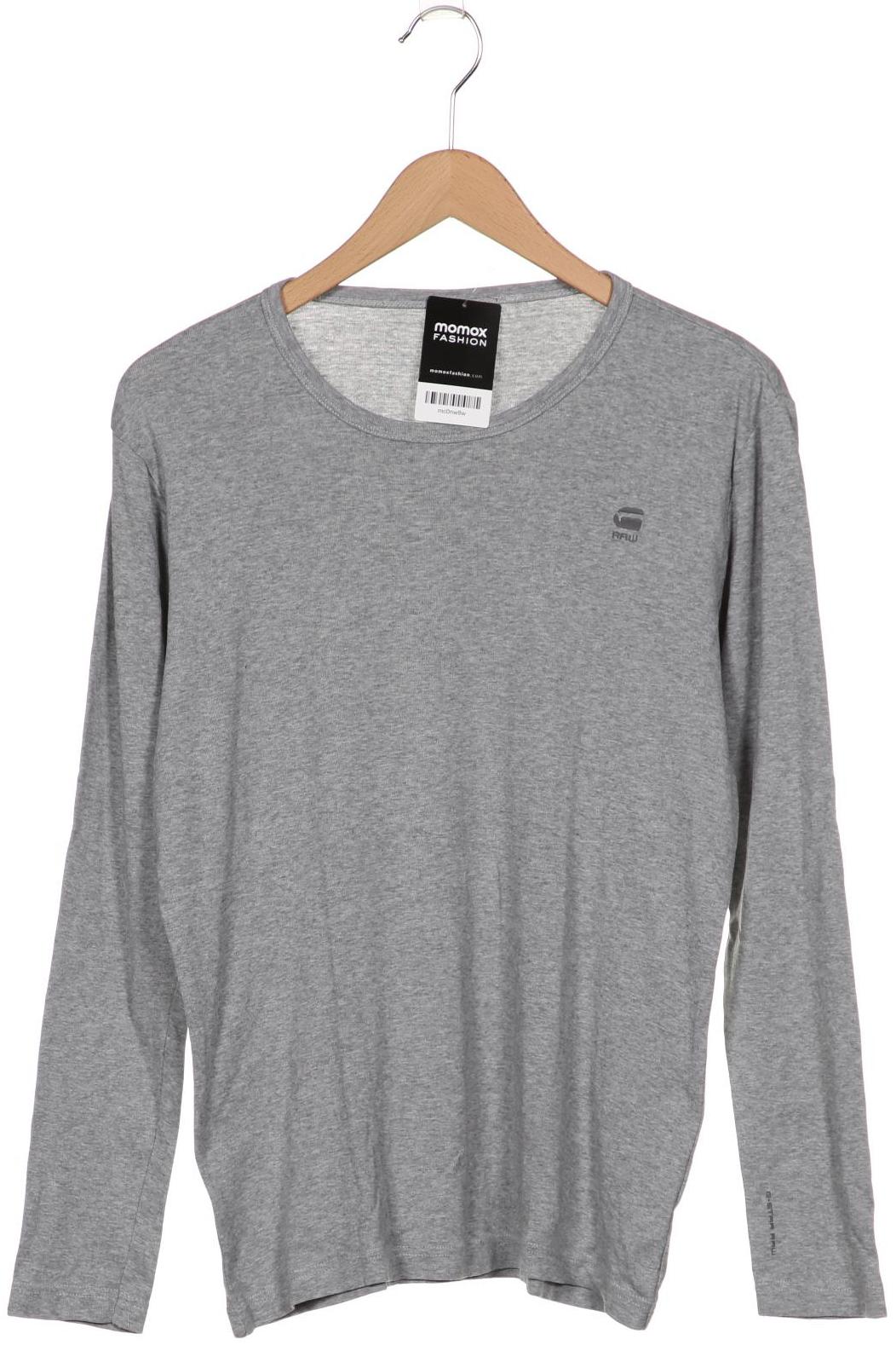 

G STAR RAW Herren Langarmshirt, grau