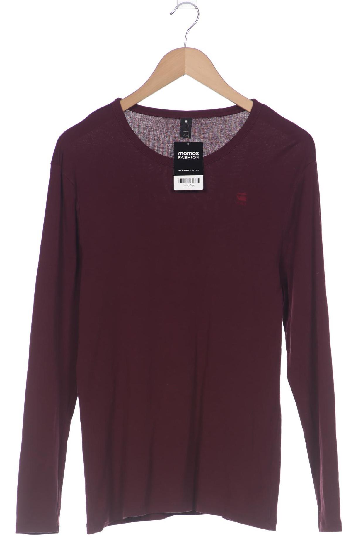 

G Star RAW Herren Langarmshirt, bordeaux, Gr. 52