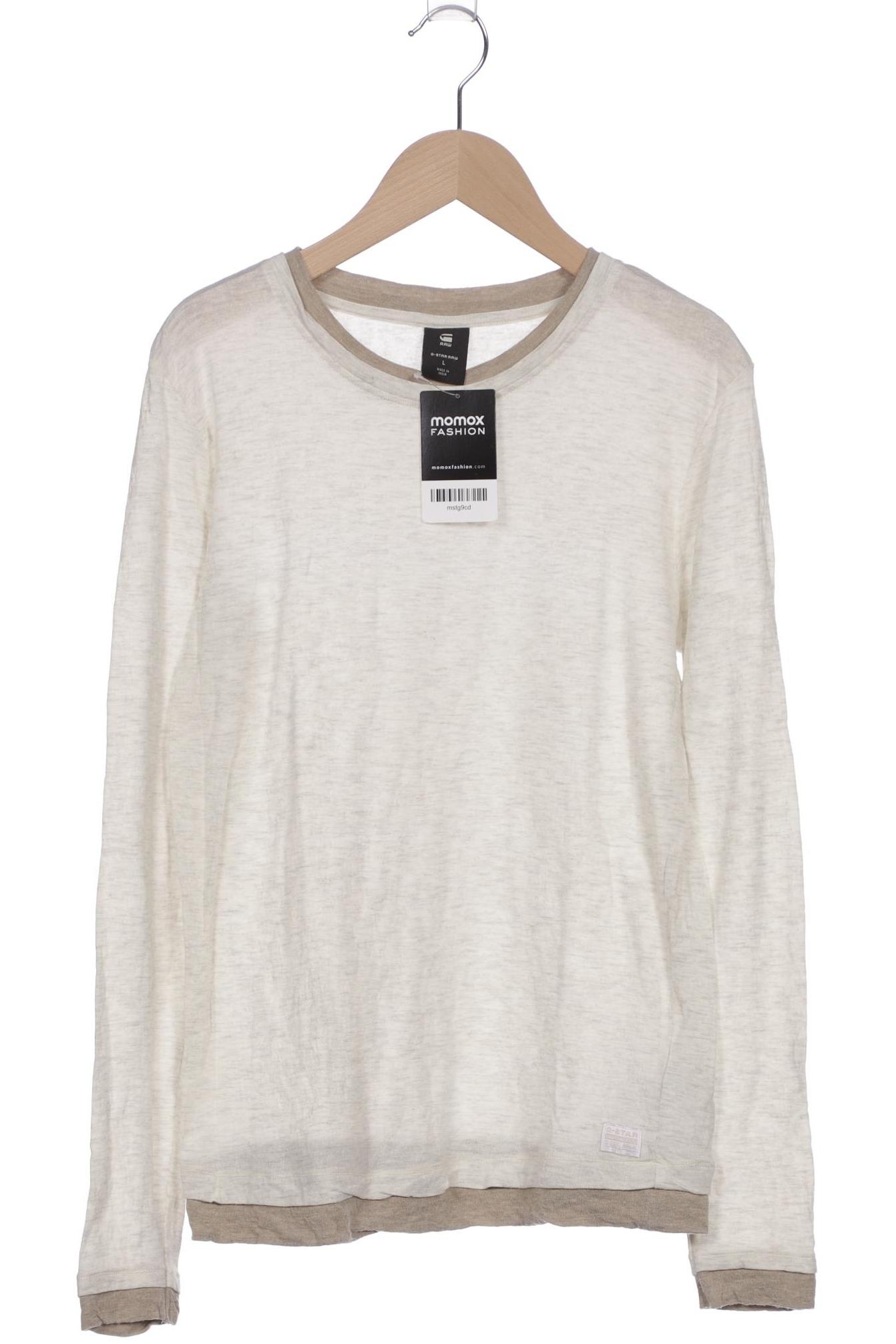 

G Star RAW Damen Langarmshirt, cremeweiß, Gr. 42