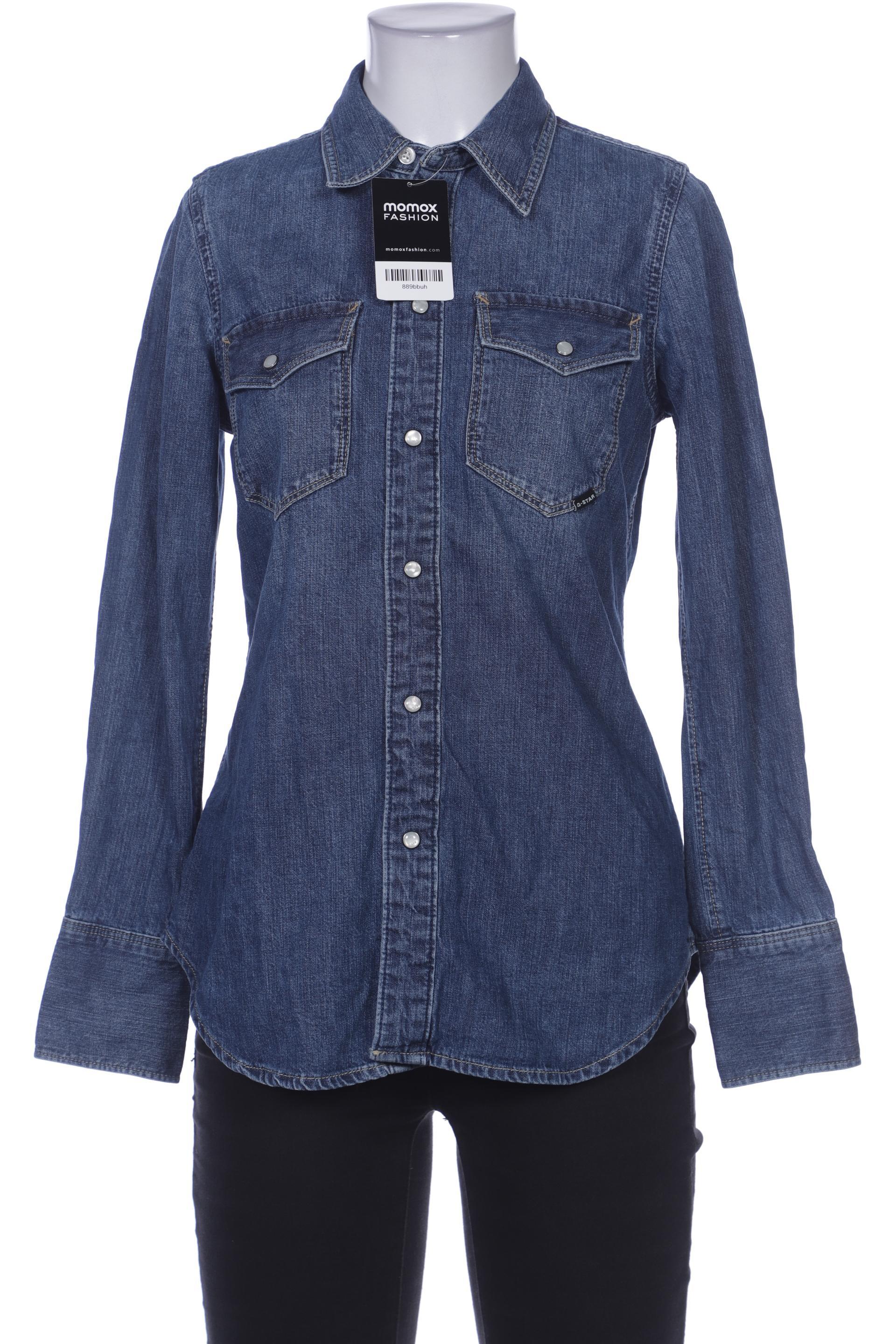 

G Star RAW Damen Bluse, blau, Gr. 36