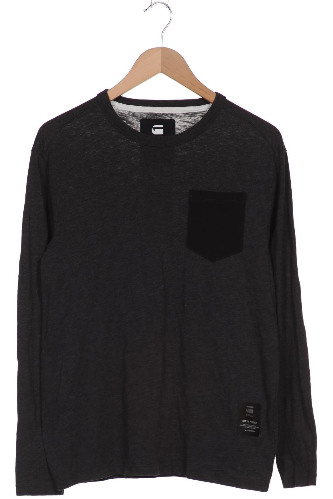 

G STAR RAW Herren Langarmshirt, grau