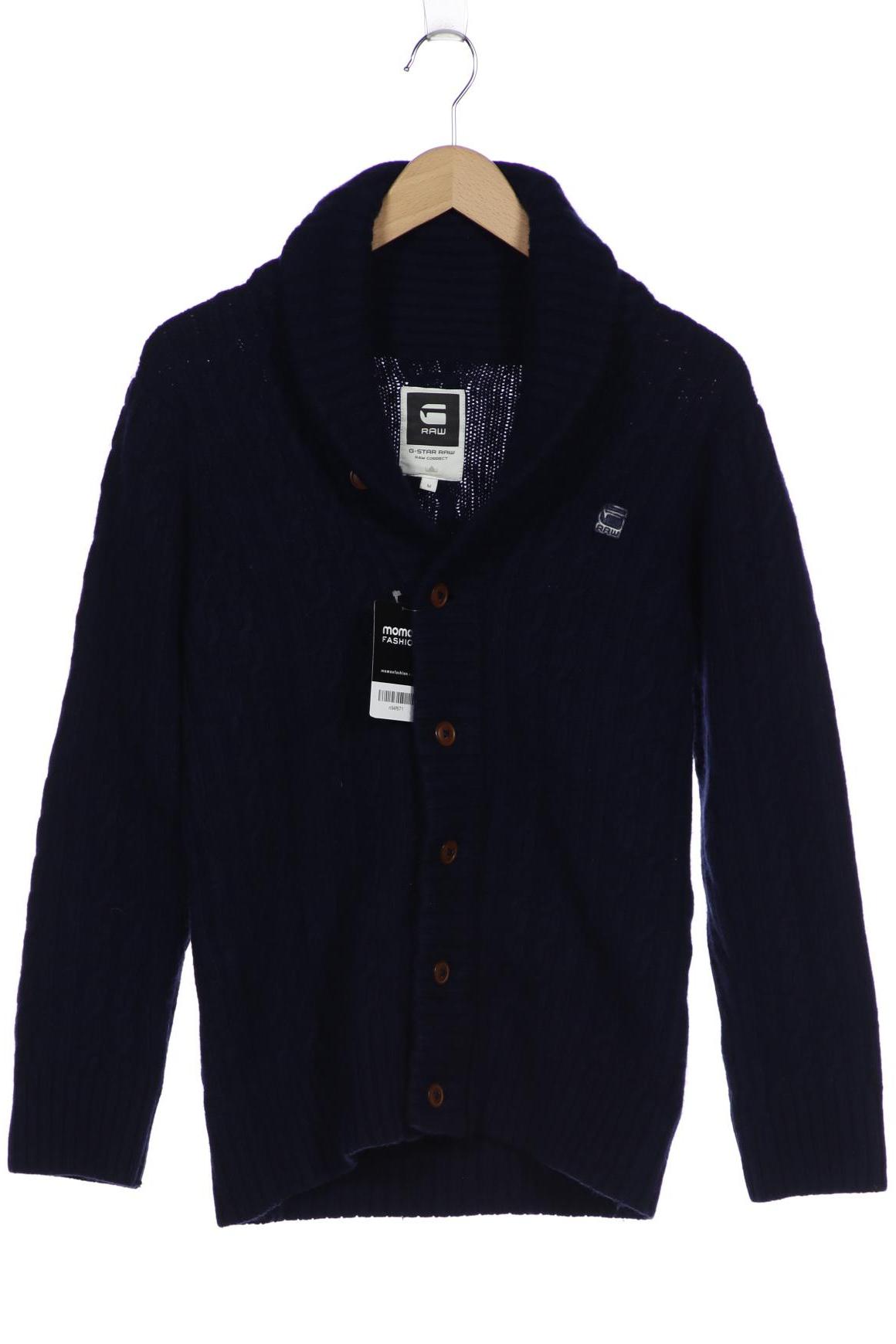 

G STAR RAW Herren Strickjacke, marineblau