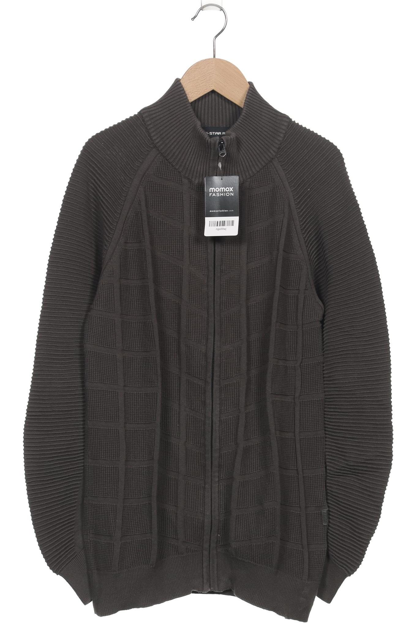 

G Star RAW Herren Strickjacke, grau, Gr. 48
