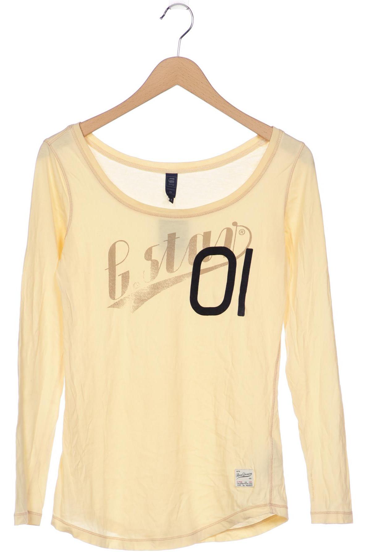 

G STAR RAW Damen Langarmshirt, gelb