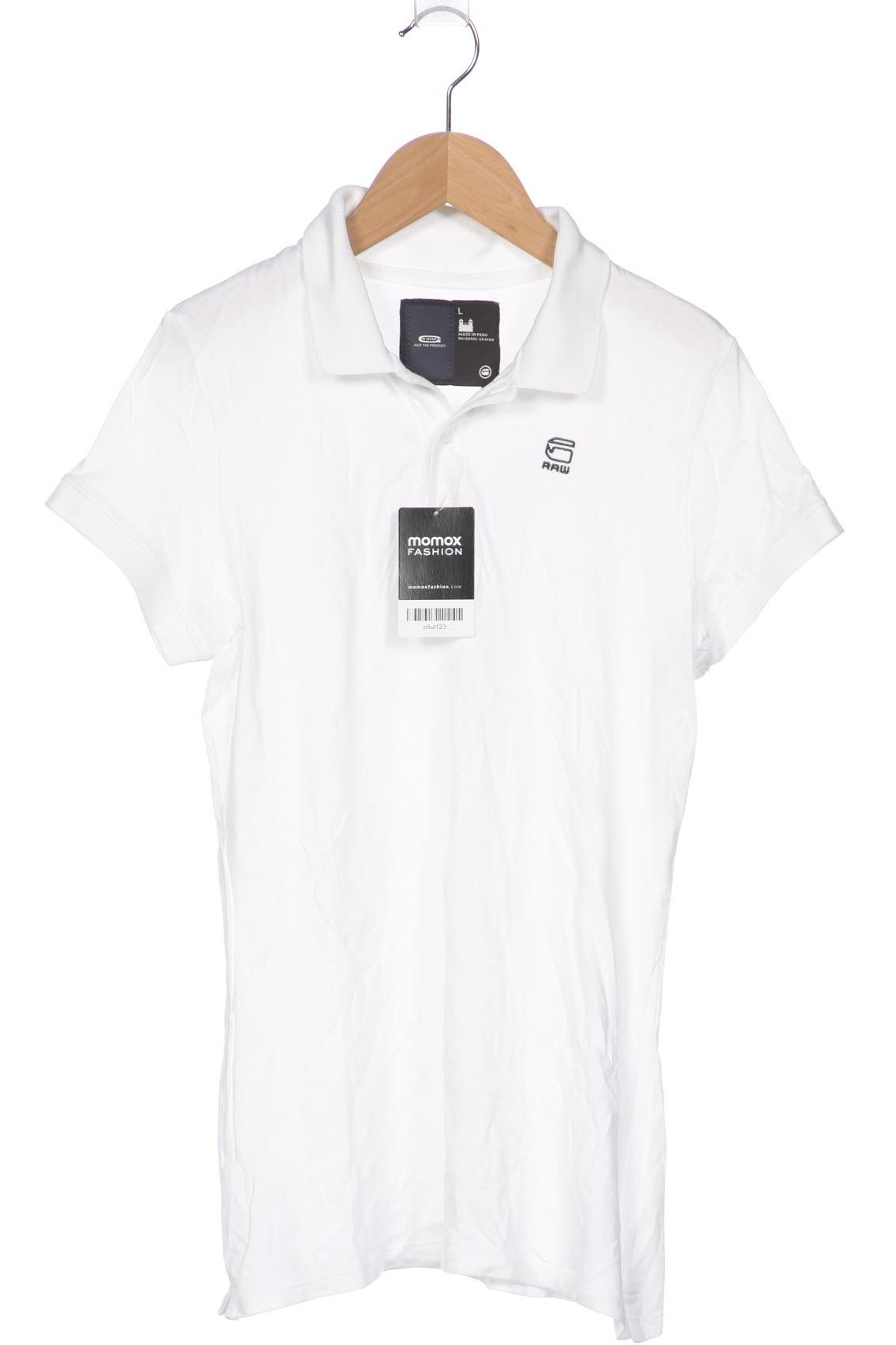 

G STAR RAW Damen Poloshirt, weiß