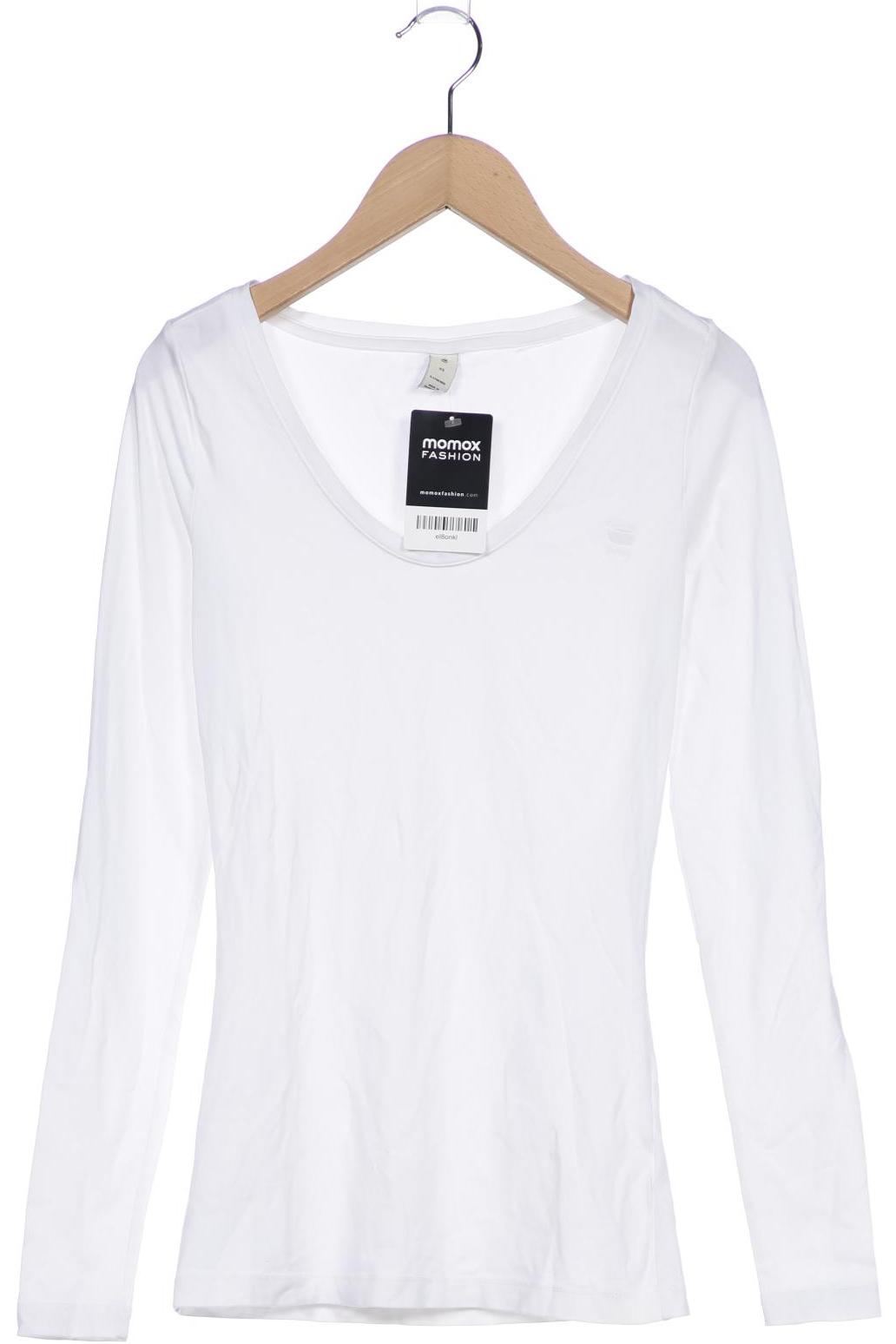 

G Star RAW Damen Langarmshirt, weiß, Gr. 34
