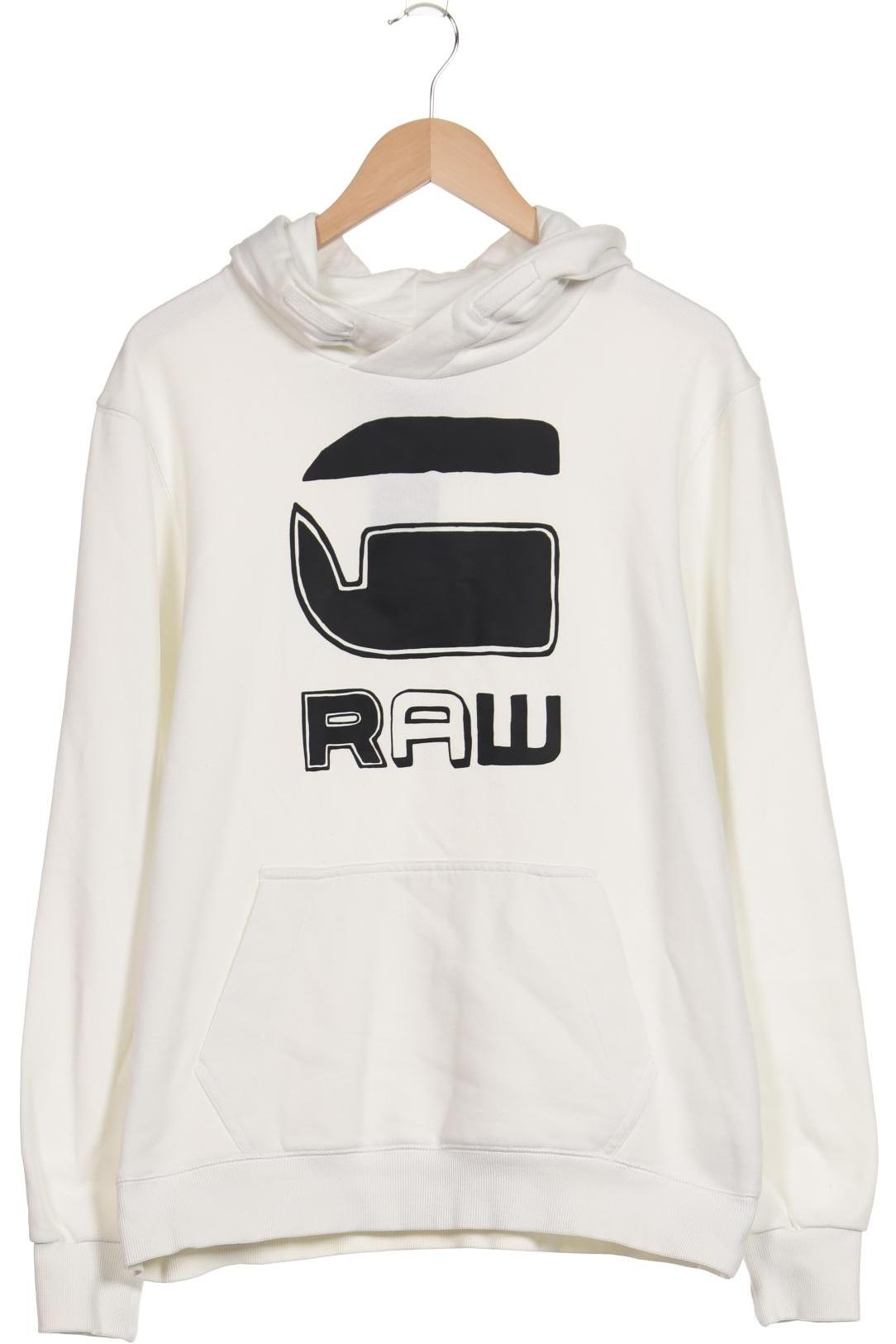 

G Star RAW Herren Kapuzenpullover, weiß, Gr. 54