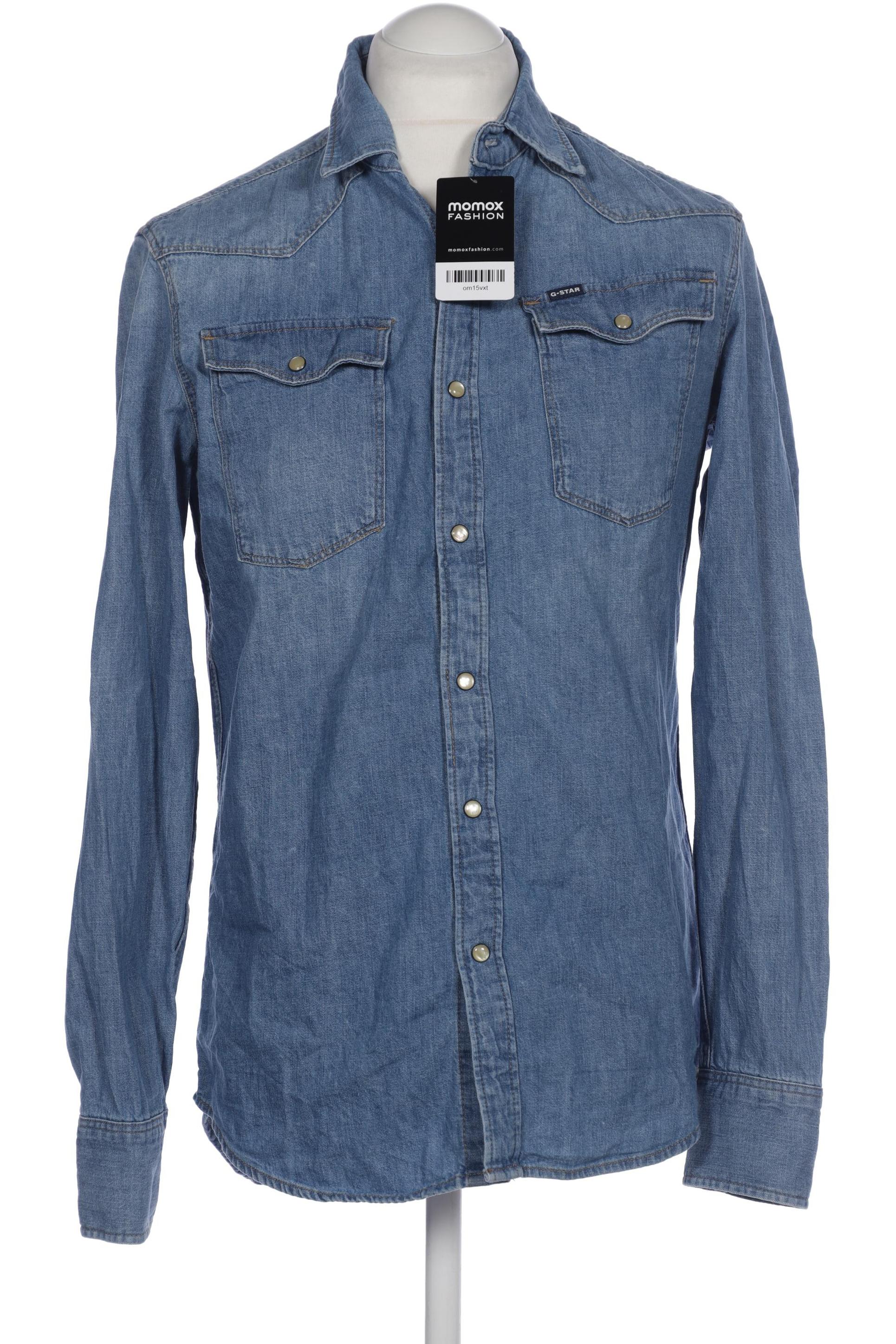 

G Star RAW Herren Hemd, blau, Gr. 48