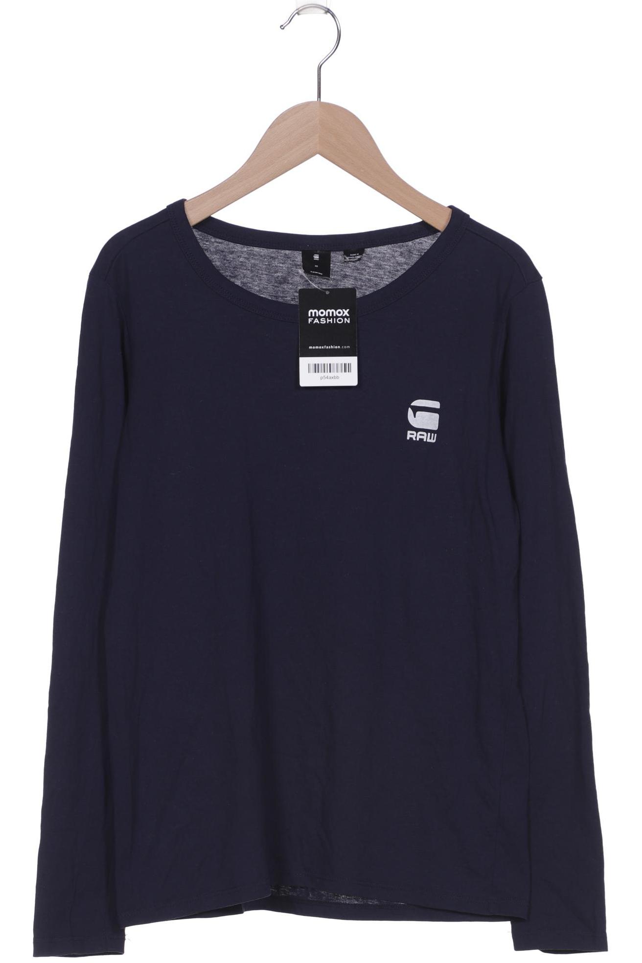 

G STAR RAW Damen Langarmshirt, marineblau