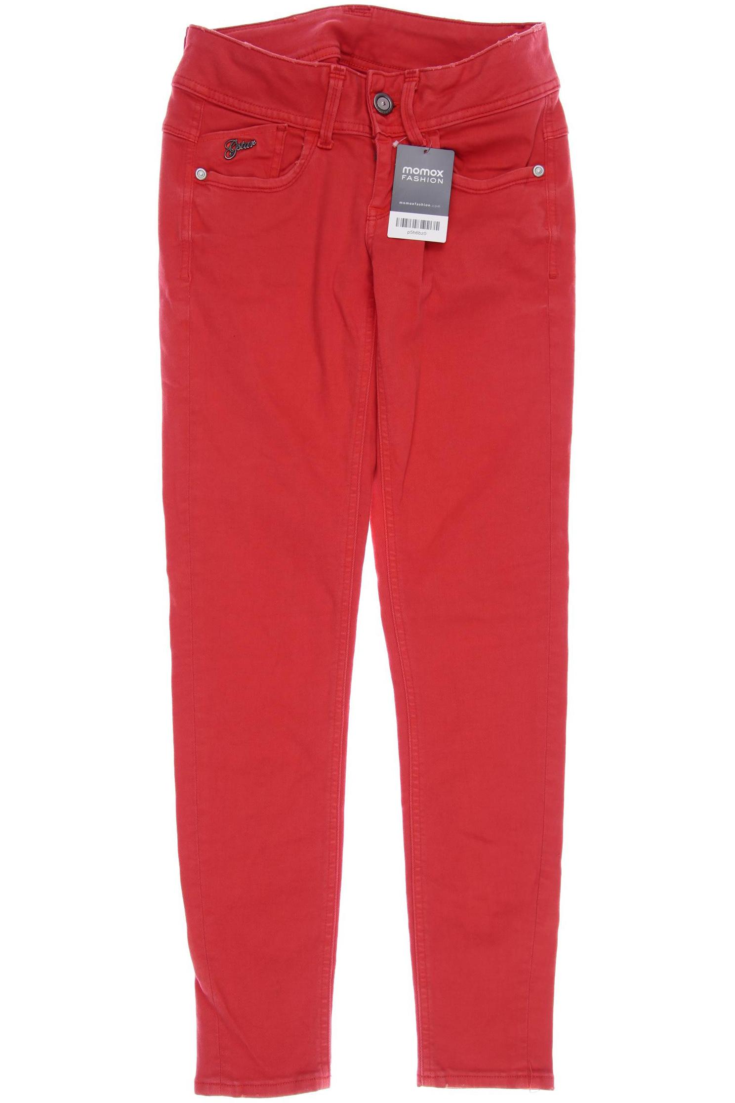 

G STAR RAW Damen Jeans, rot