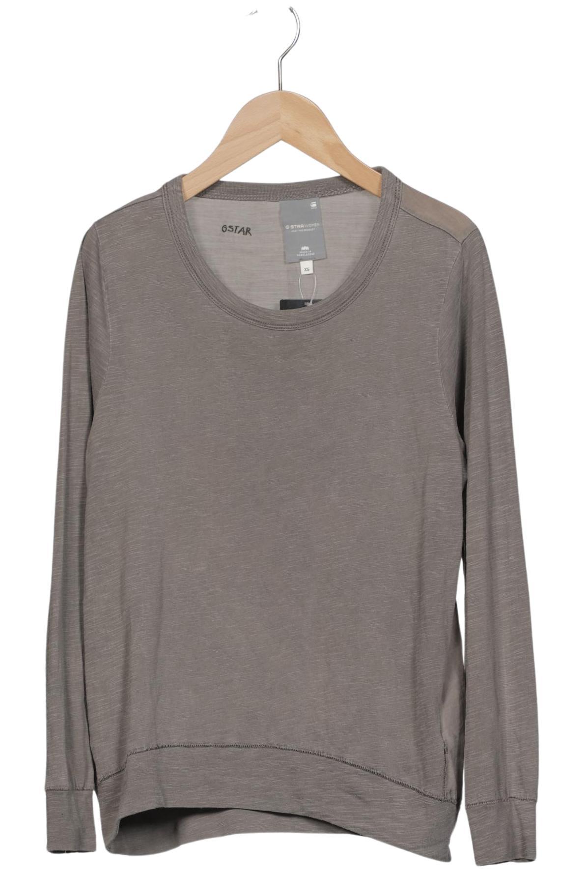 

G Star RAW Damen Langarmshirt, grau, Gr. 34