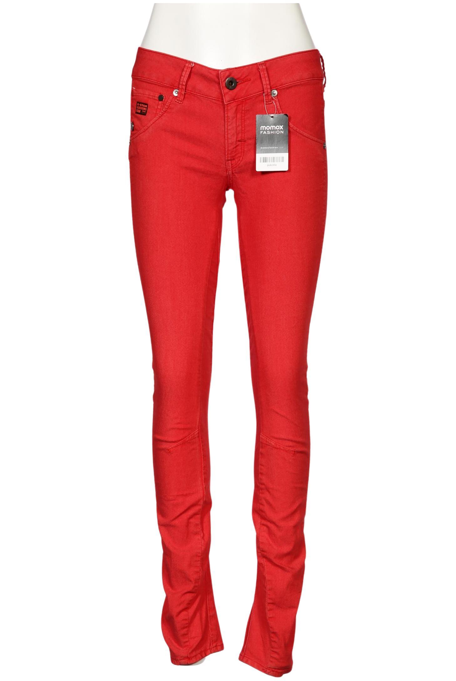 

G Star RAW Damen Jeans, rot, Gr. 28