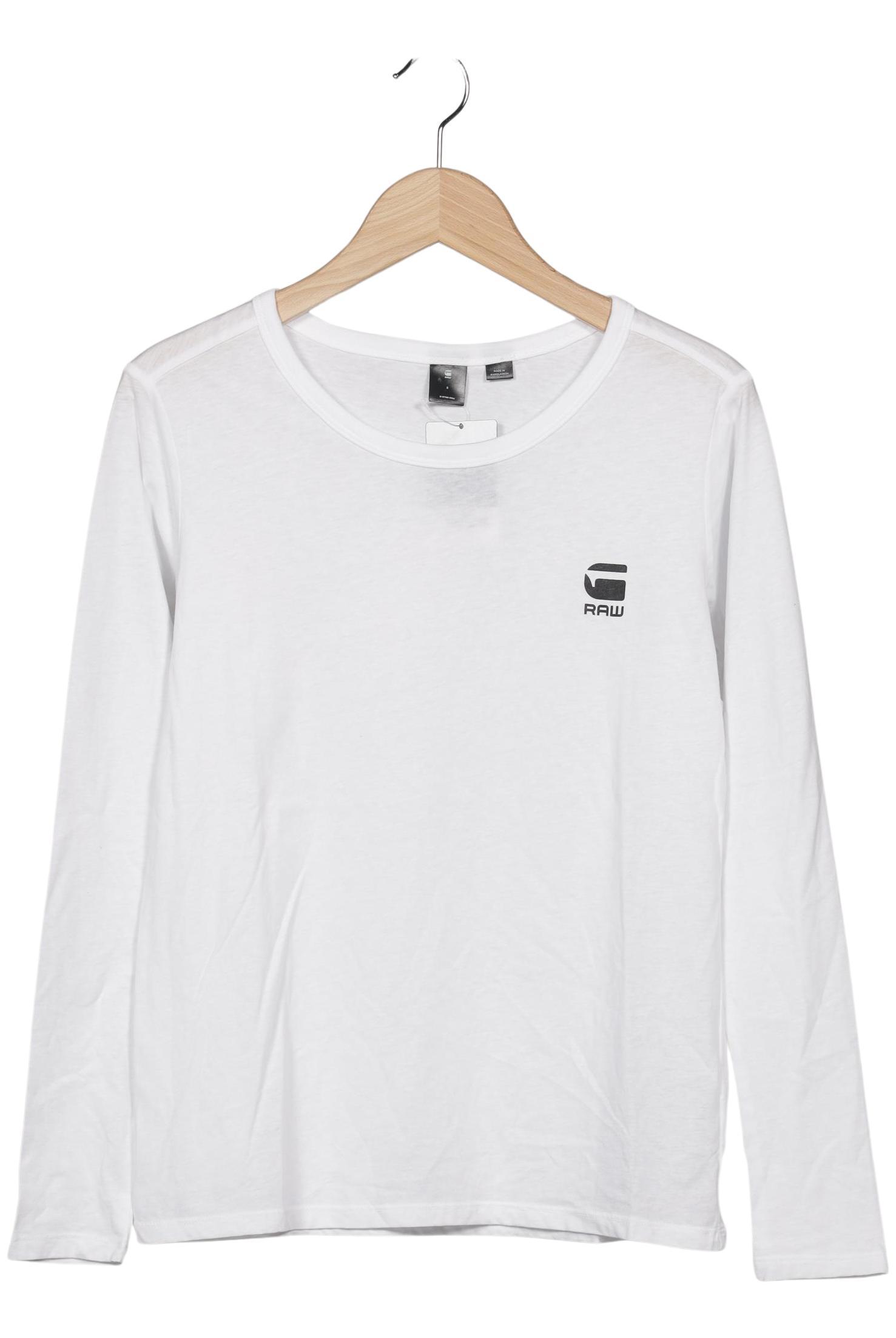 

G Star RAW Damen Langarmshirt, weiß, Gr. 36