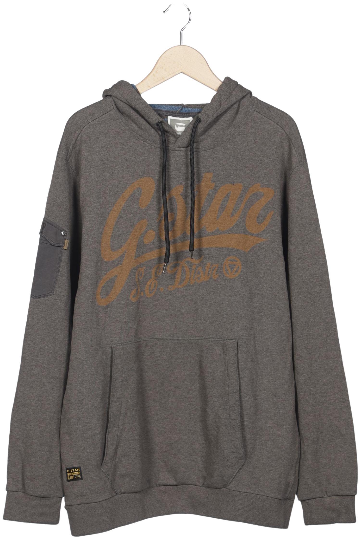 

G Star RAW Herren Kapuzenpullover, grau, Gr. 56