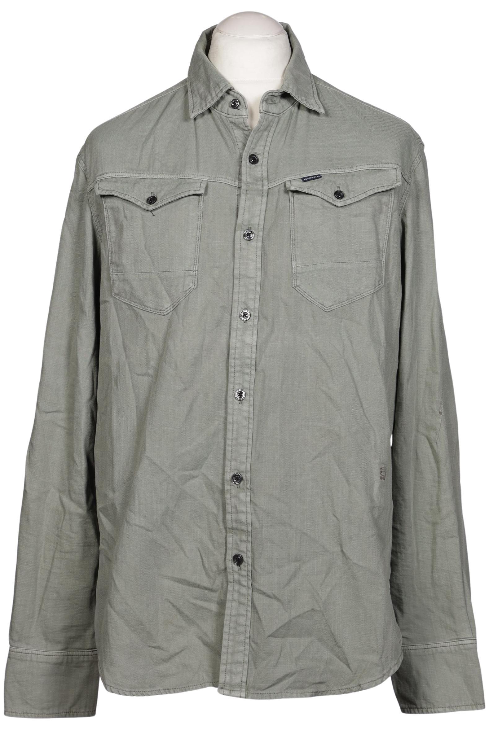 

G Star RAW Herren Hemd, grün, Gr. 52