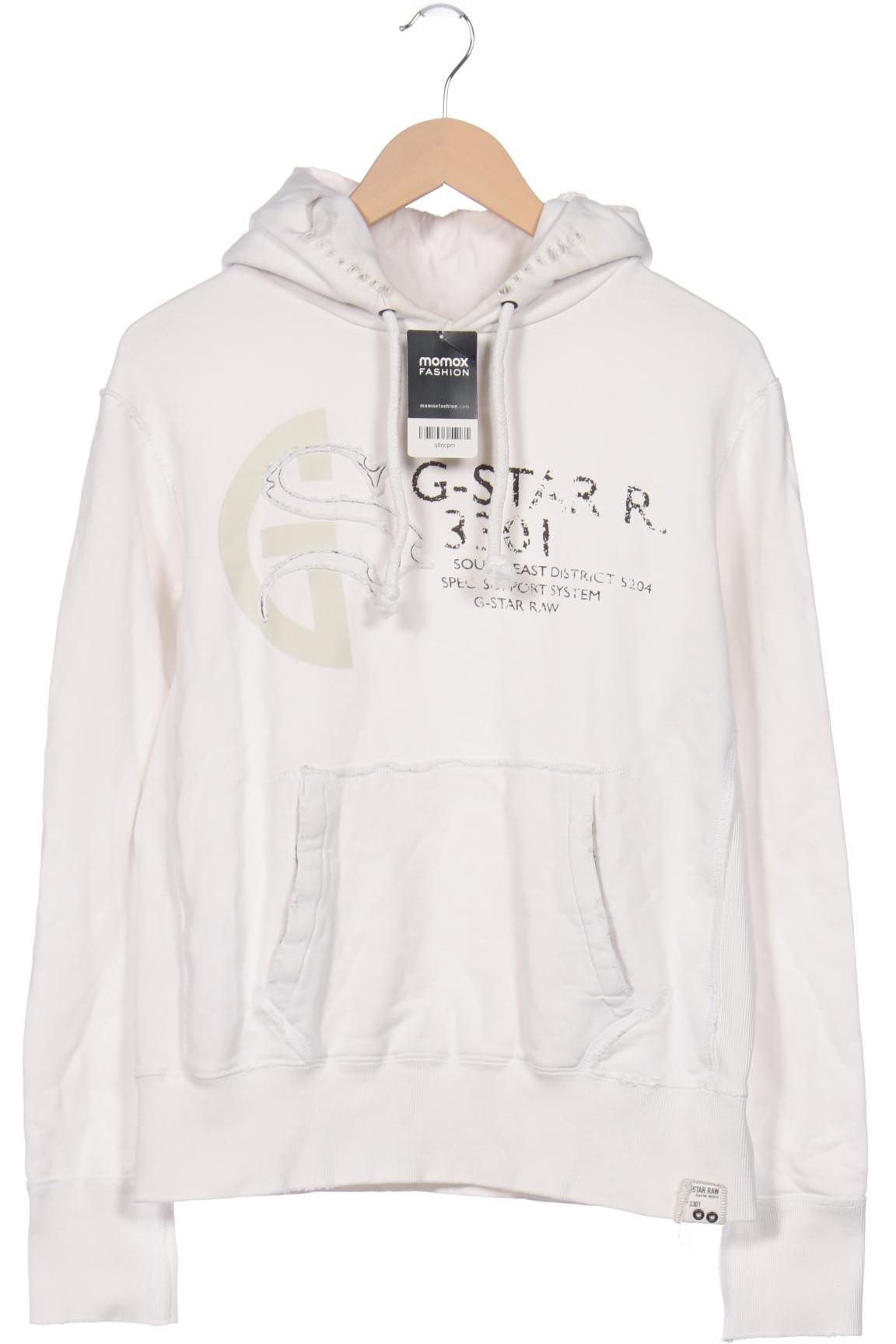 

G-STAR RAW Herren Kapuzenpullover, weiß