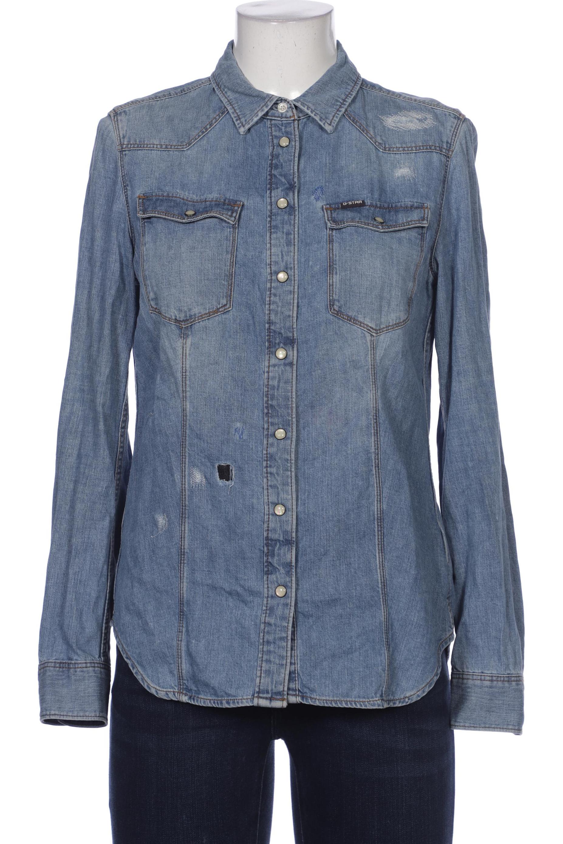 

G Star RAW Damen Bluse, hellblau, Gr. 38