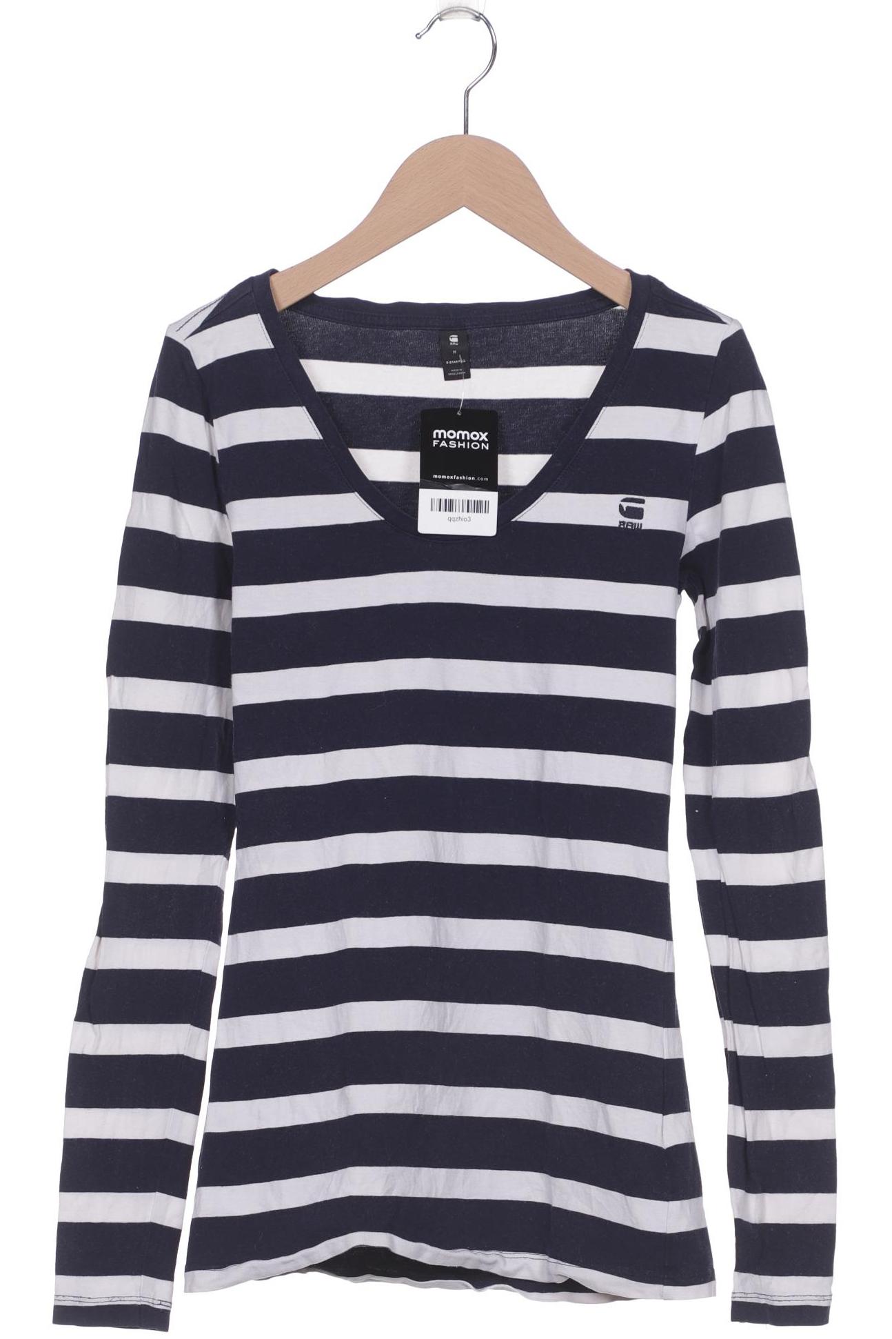 

G STAR RAW Damen Langarmshirt, marineblau