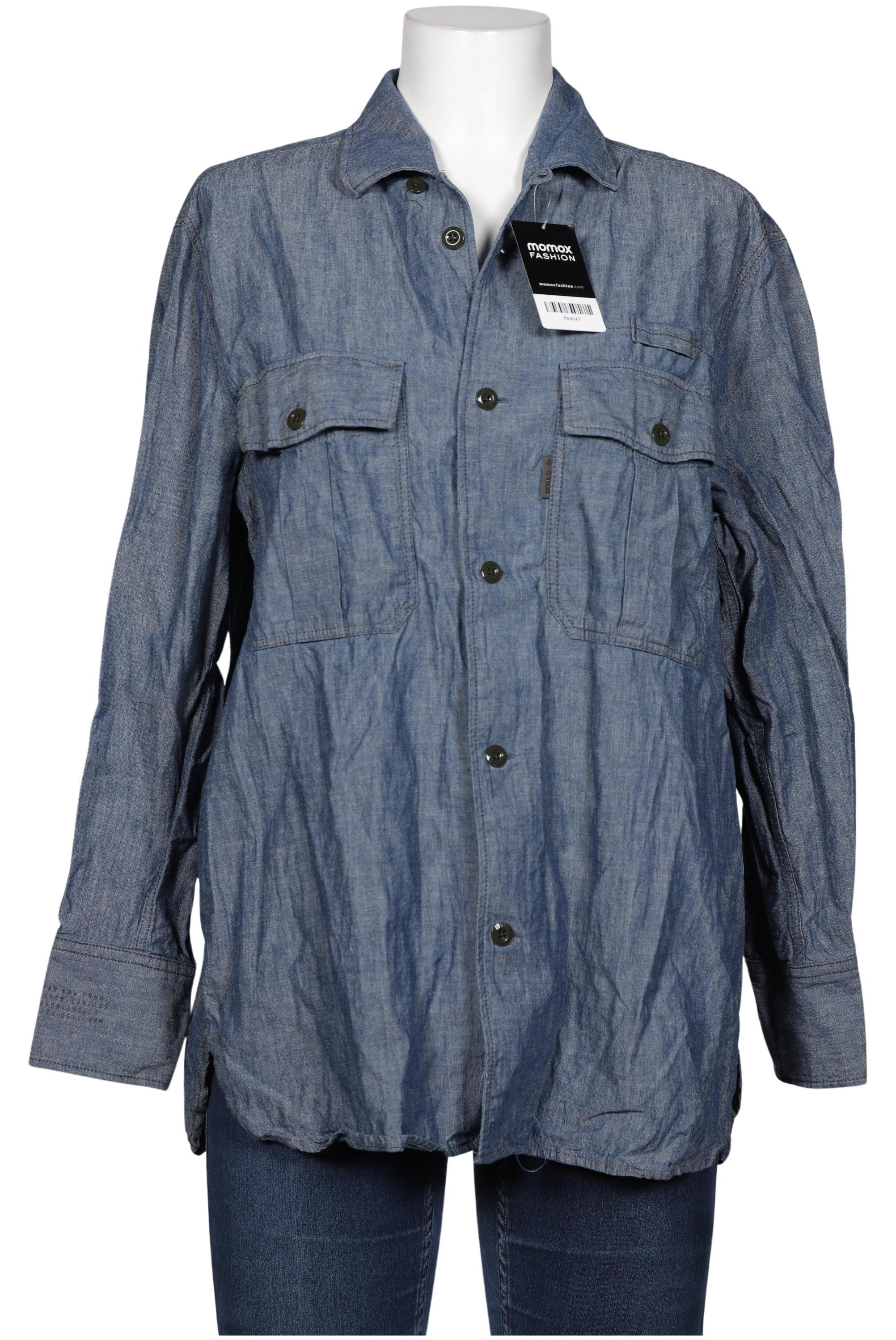 

G Star RAW Damen Bluse, blau, Gr. 42