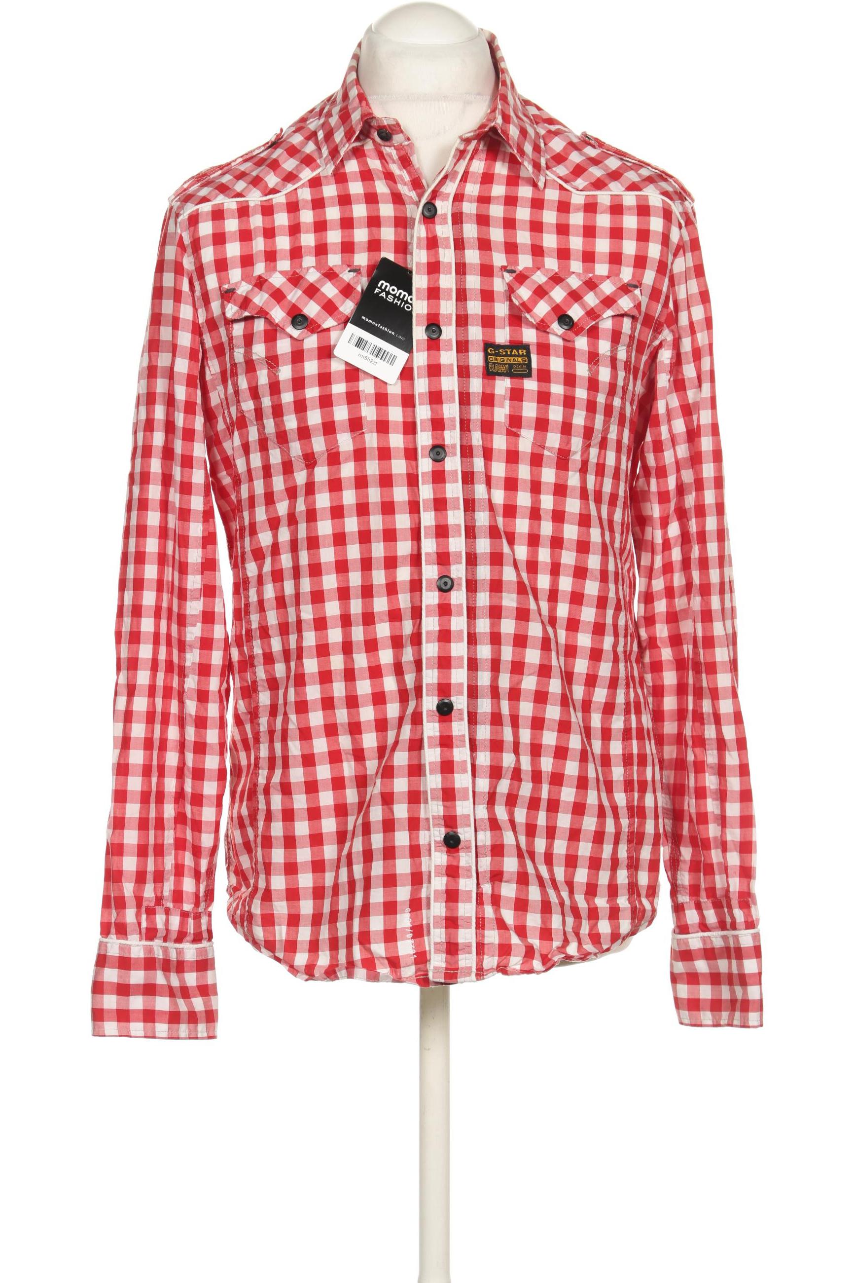 

G Star RAW Herren Hemd, rot, Gr. 52