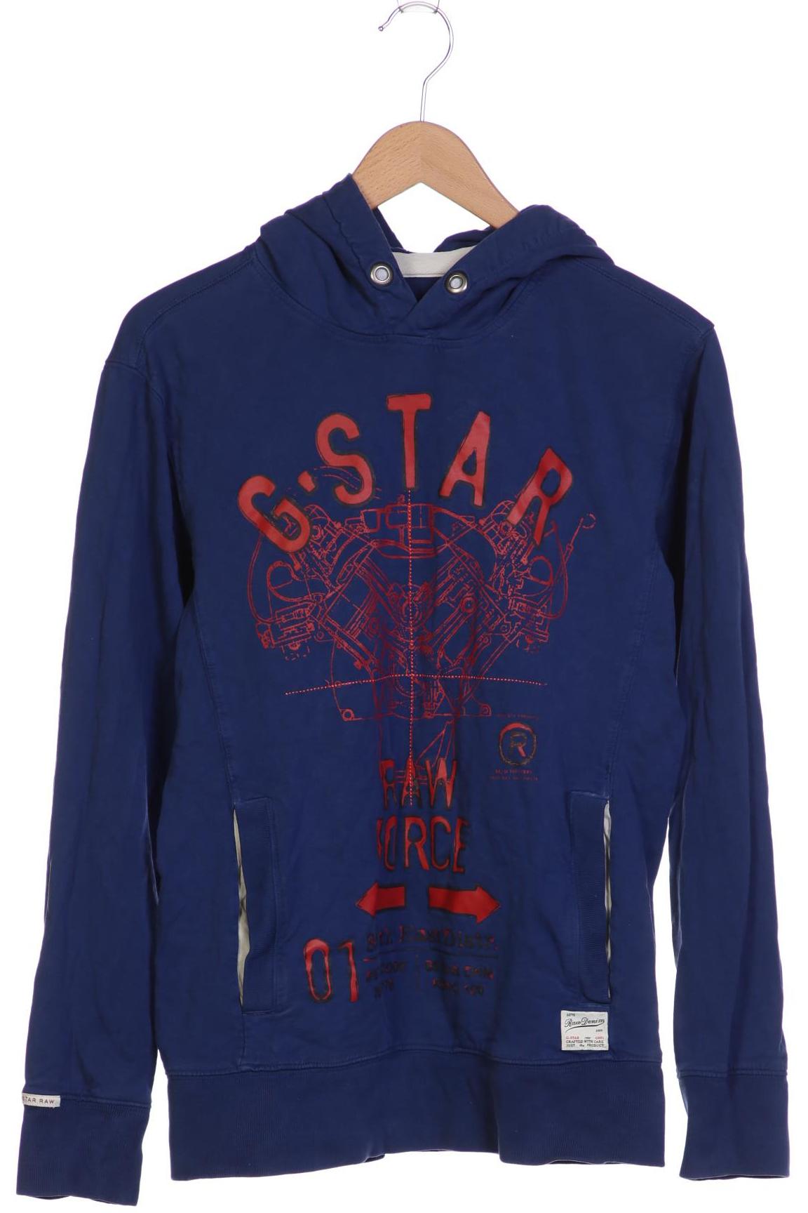 

G STAR RAW Herren Kapuzenpullover, blau