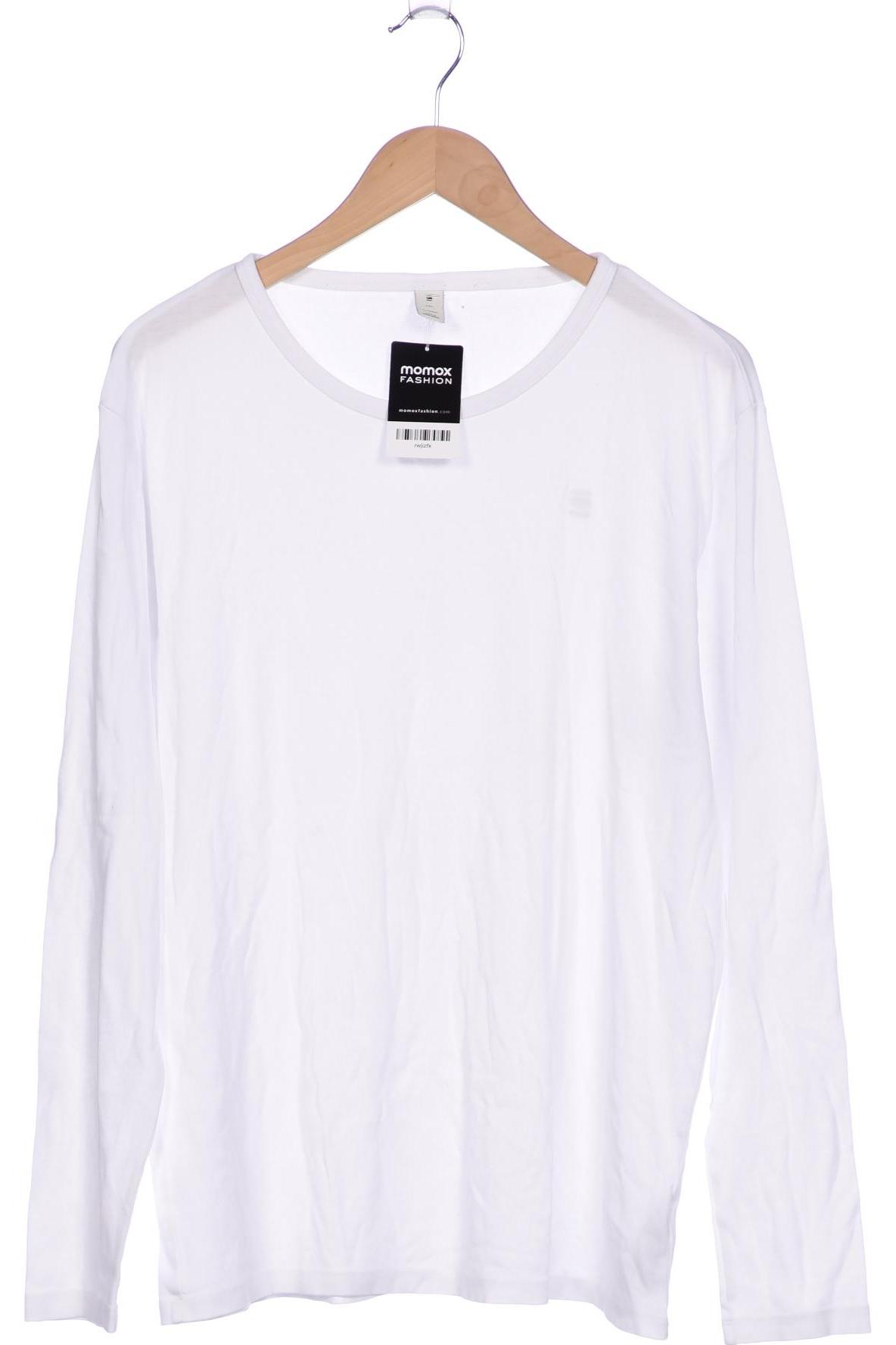 

G Star RAW Herren Langarmshirt, weiß, Gr. 56