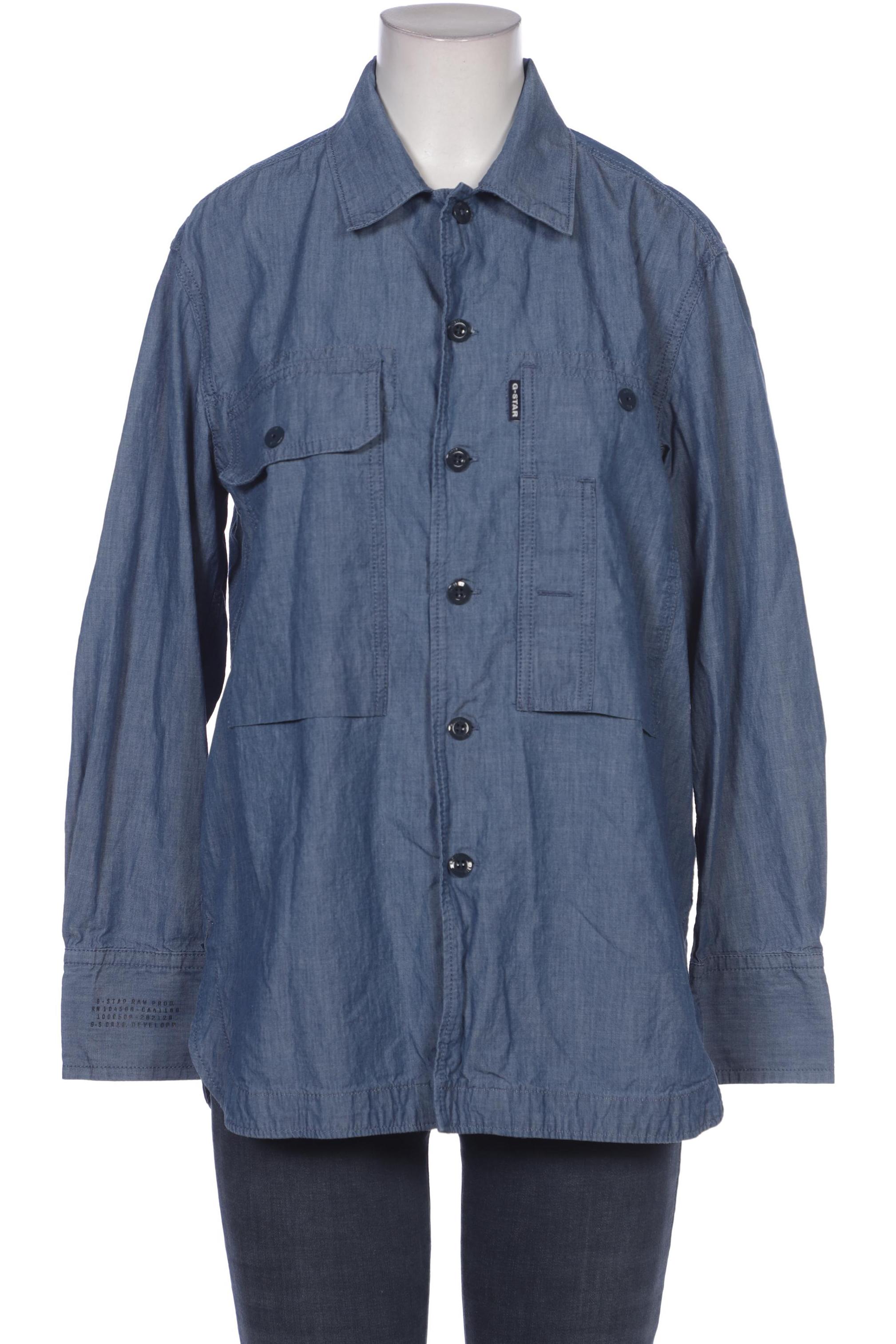 

G Star RAW Damen Bluse, blau, Gr. 36
