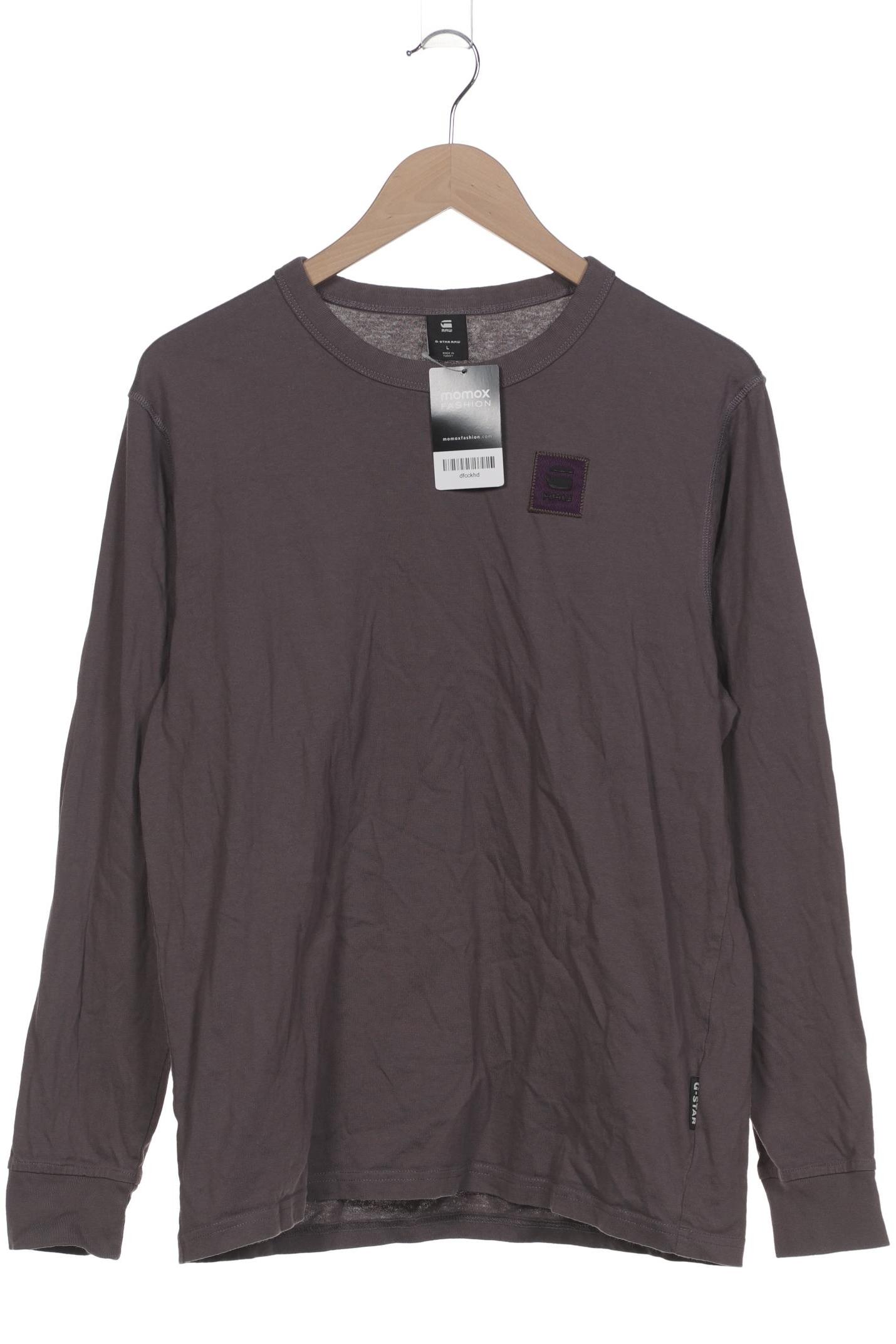 

G Star RAW Herren Langarmshirt, grau, Gr. 52