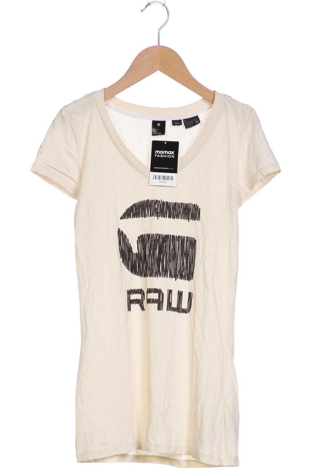 

G STAR RAW Damen T-Shirt, cremeweiß