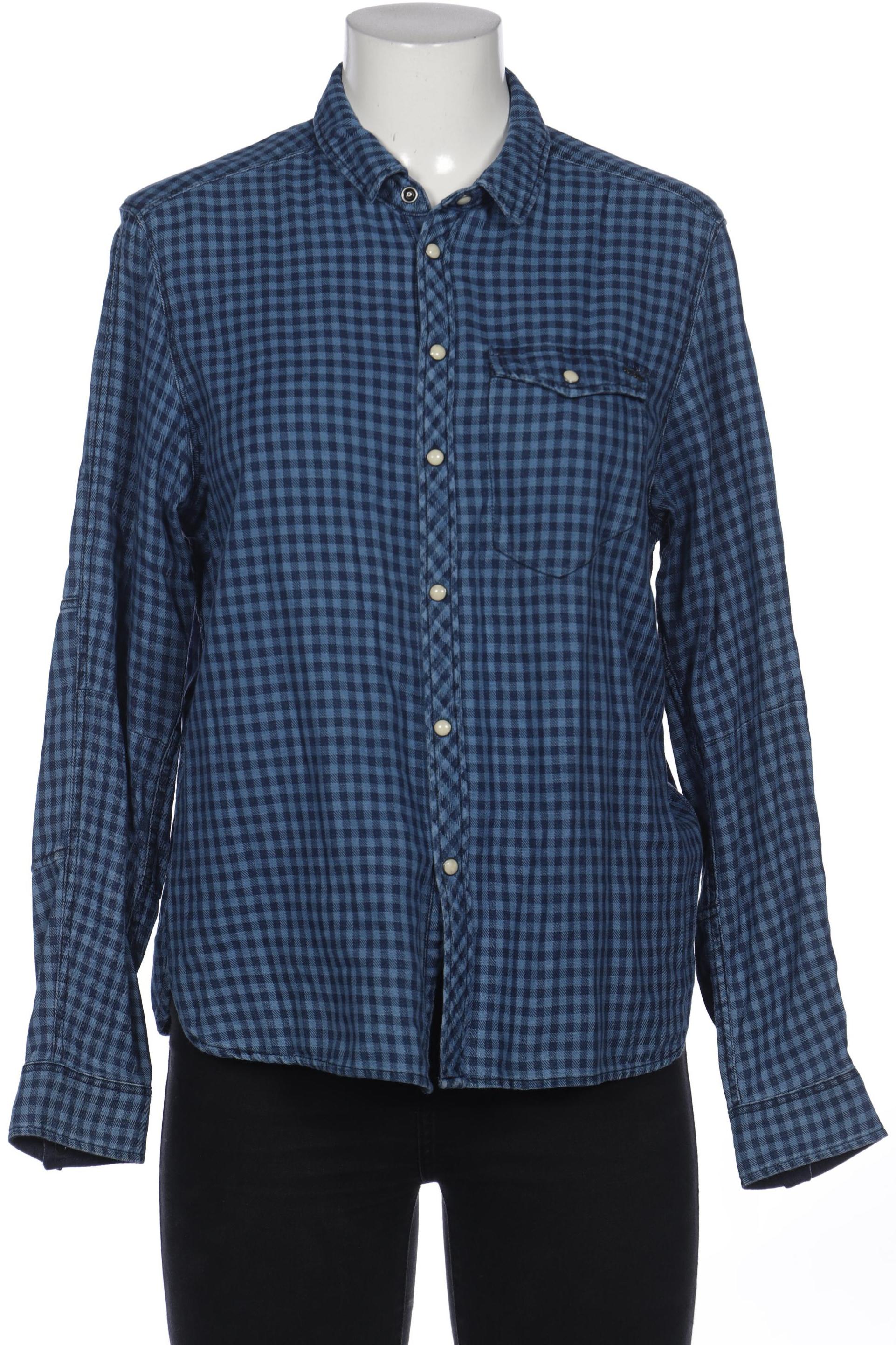 

G STAR RAW Damen Bluse, blau