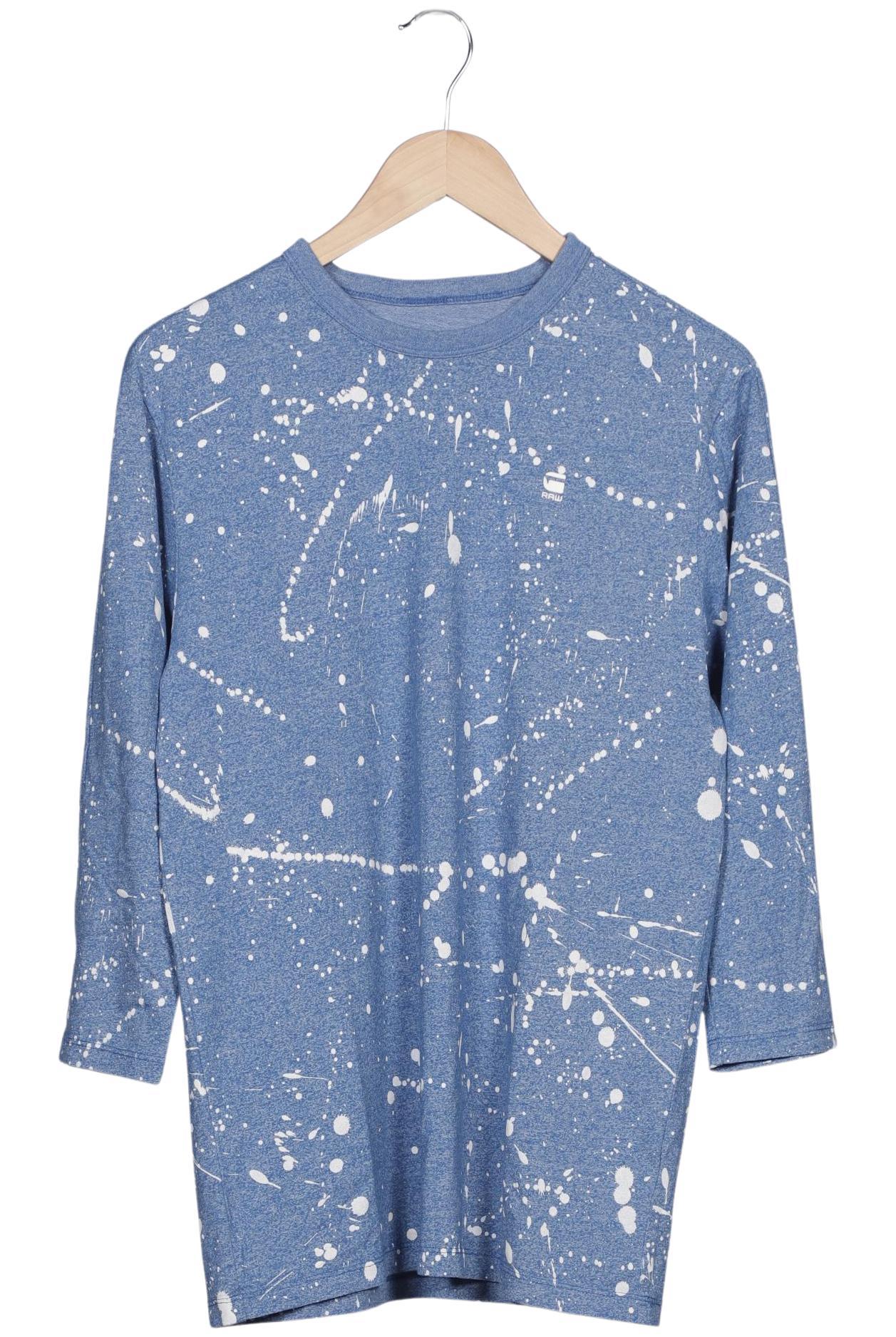 

G Star RAW Herren Langarmshirt, blau, Gr. 46