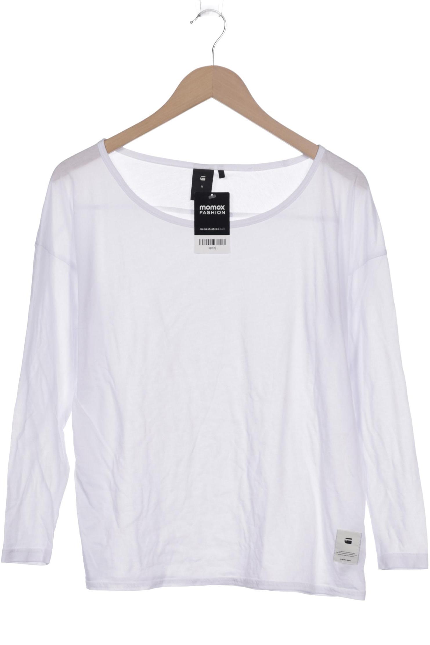 

G STAR RAW Damen Langarmshirt, weiß