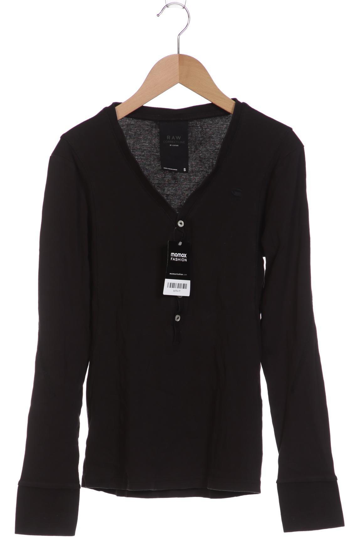 

G STAR RAW Herren Langarmshirt, schwarz