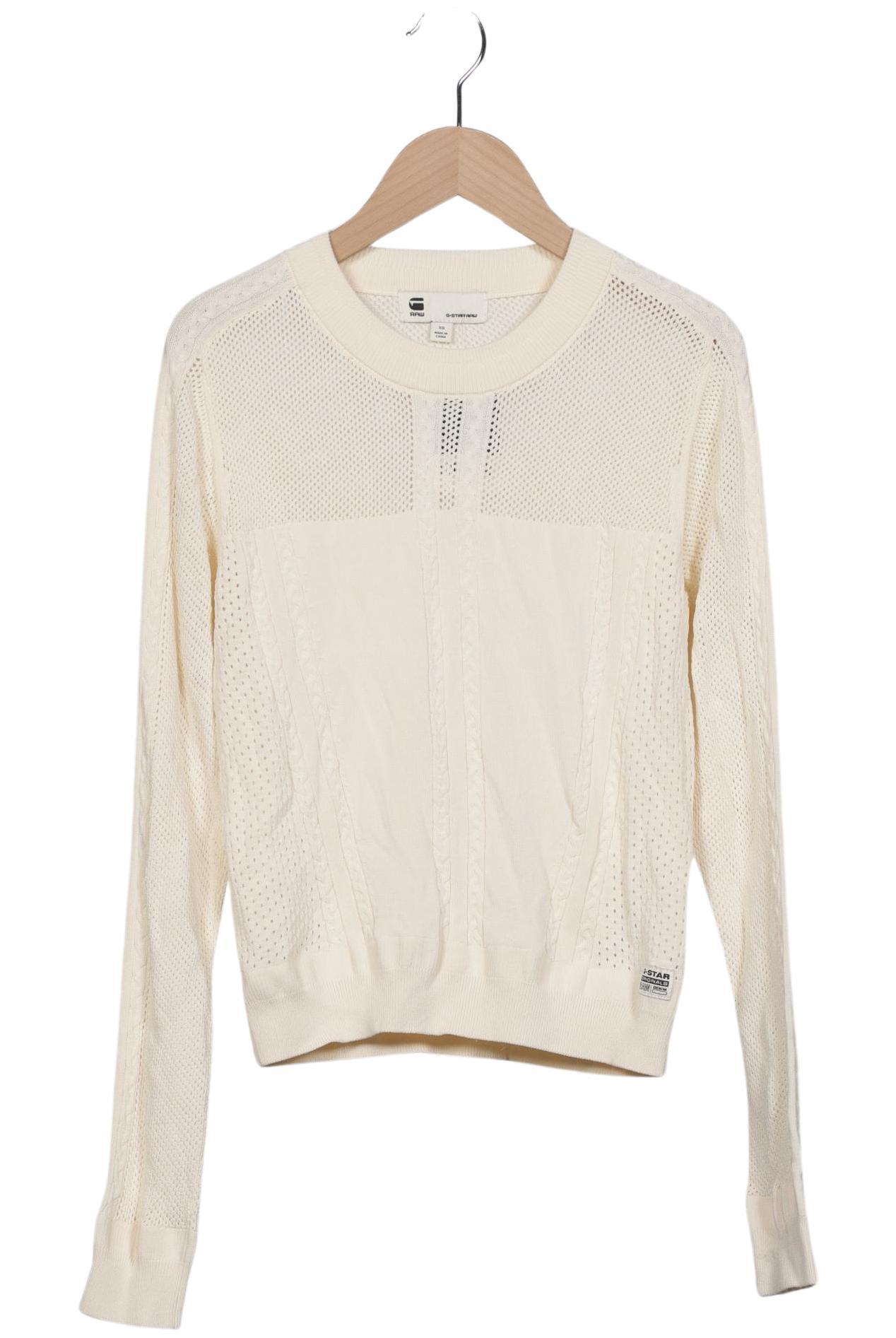 

G Star RAW Damen Pullover, cremeweiß, Gr. 34