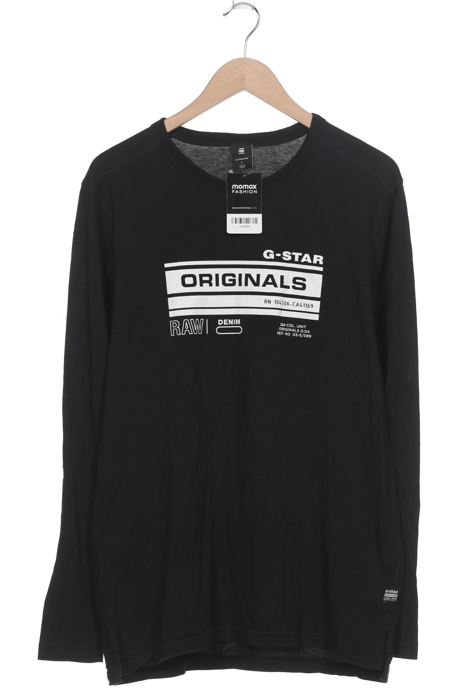 

G Star RAW Herren Langarmshirt, schwarz, Gr. 52