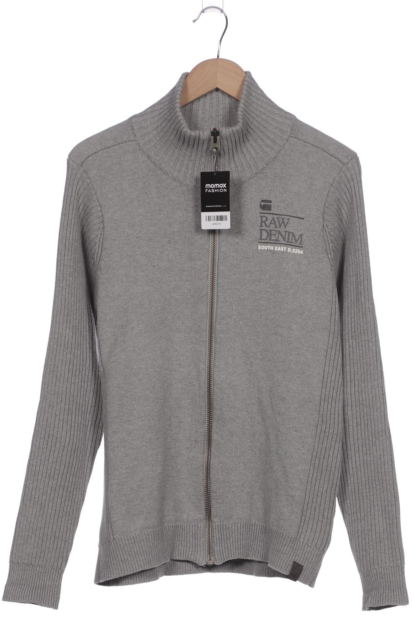 

G Star RAW Herren Strickjacke, grau, Gr. 52