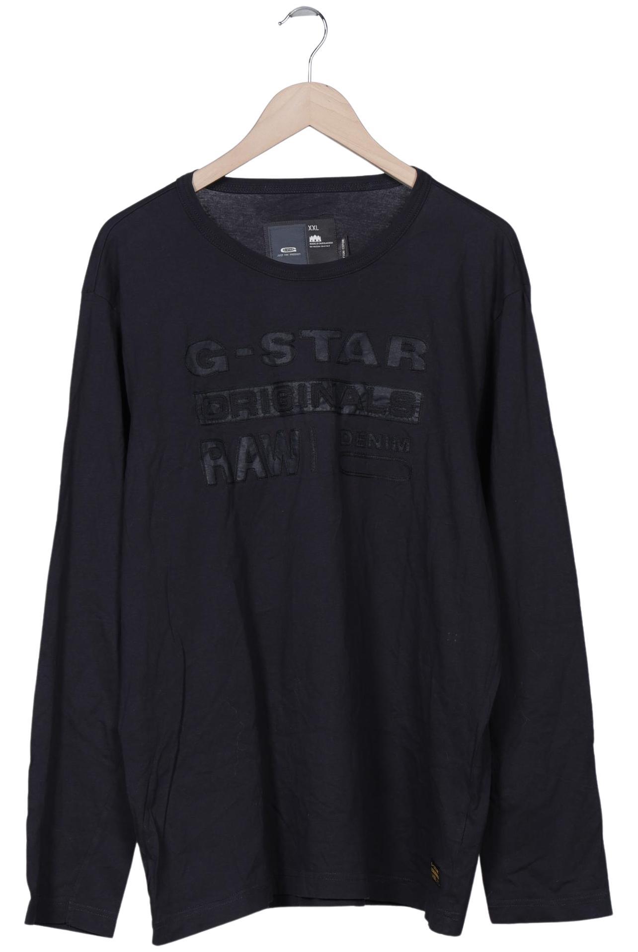 

G Star RAW Herren Langarmshirt, schwarz, Gr. 56