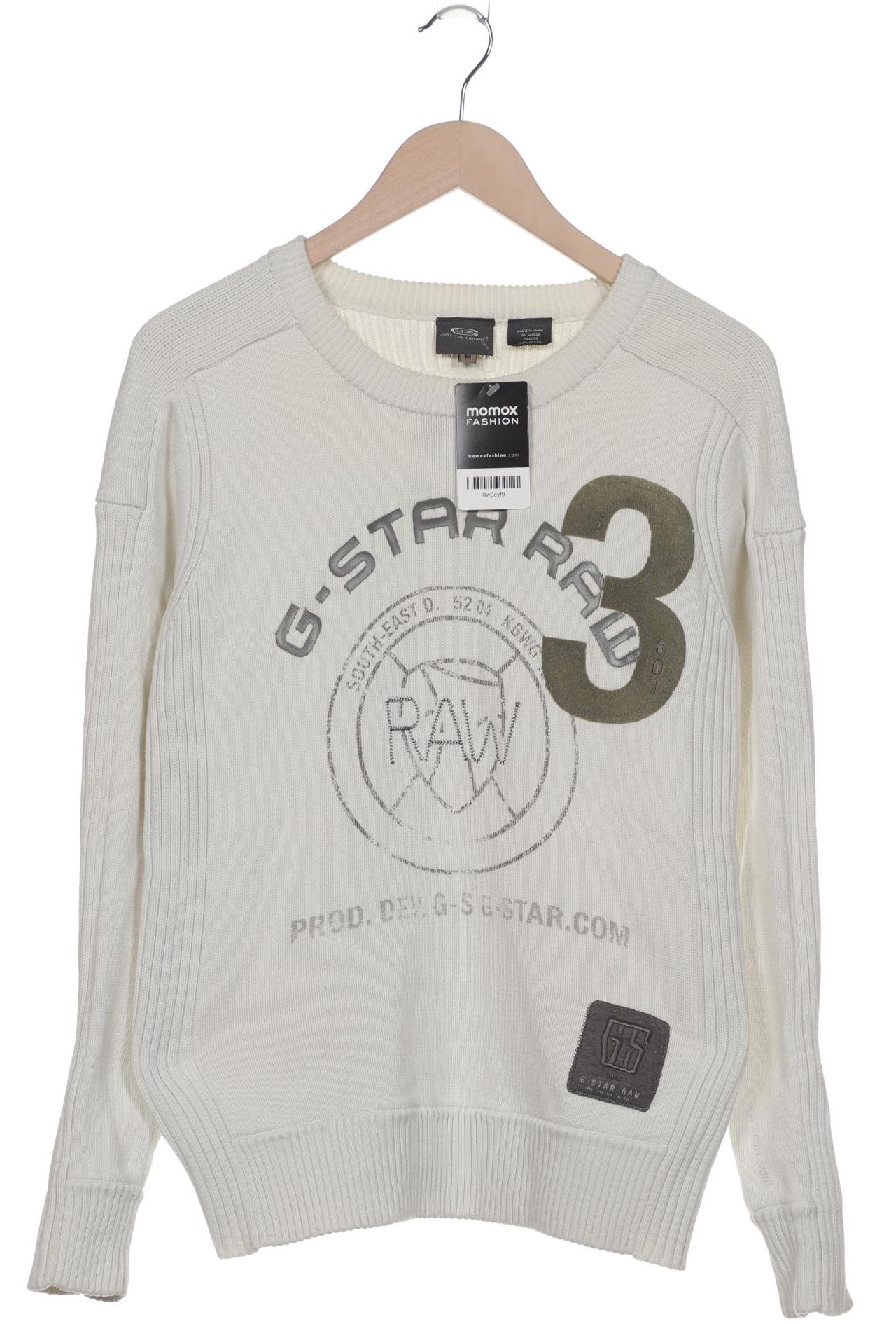

G Star RAW Herren Pullover, cremeweiß, Gr. 48