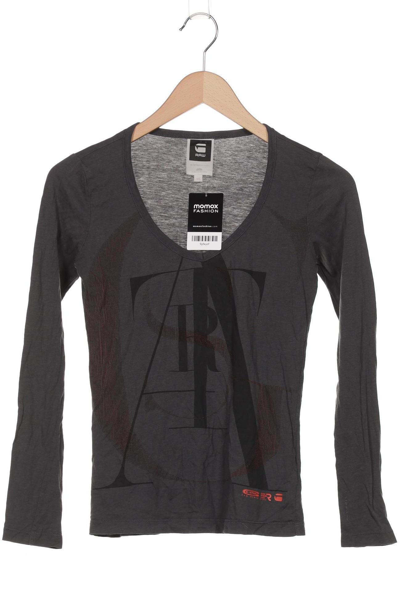 

G Star RAW Damen Langarmshirt, grau, Gr. 34