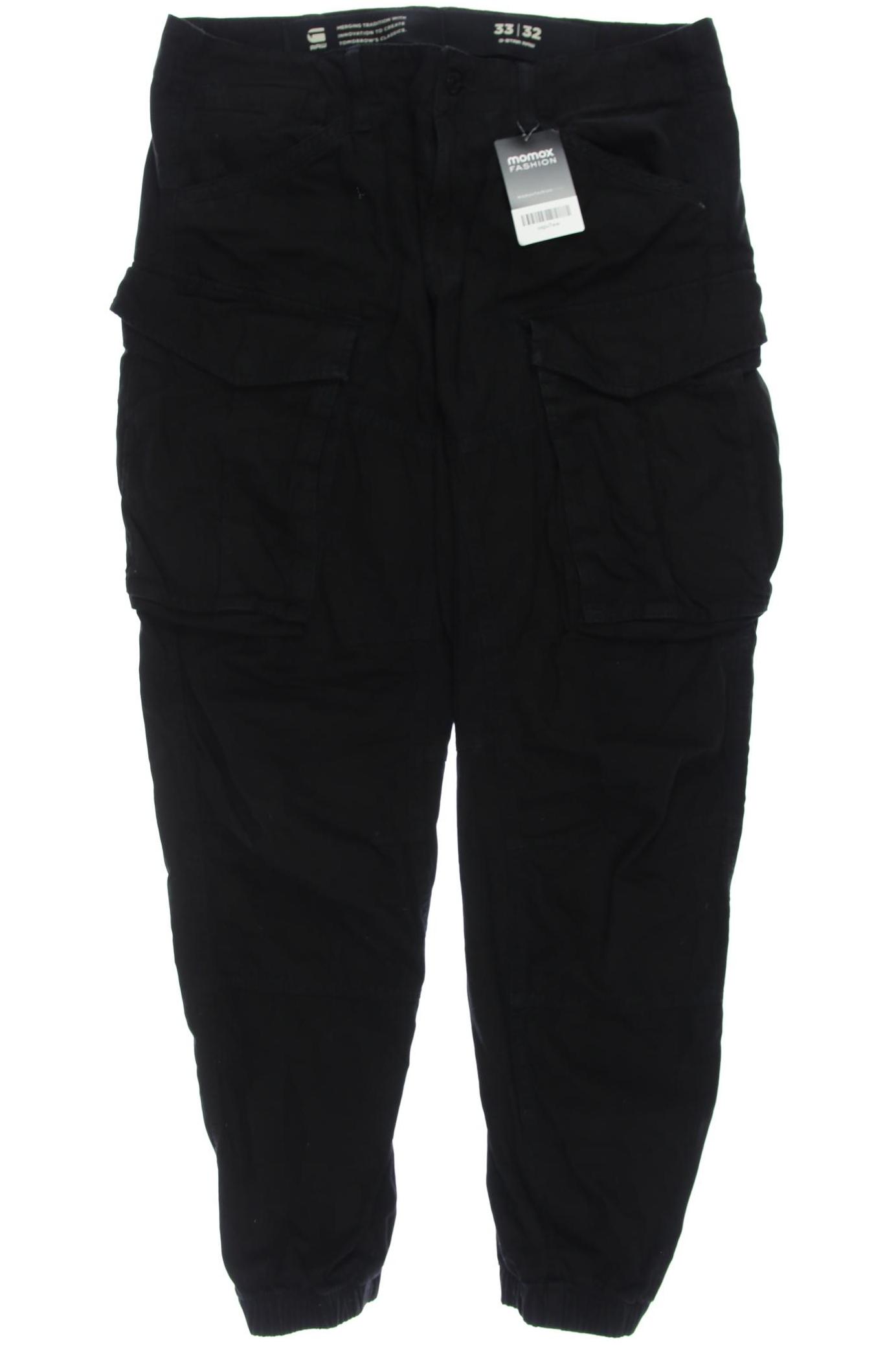 

G Star RAW Herren Stoffhose, schwarz, Gr. 33