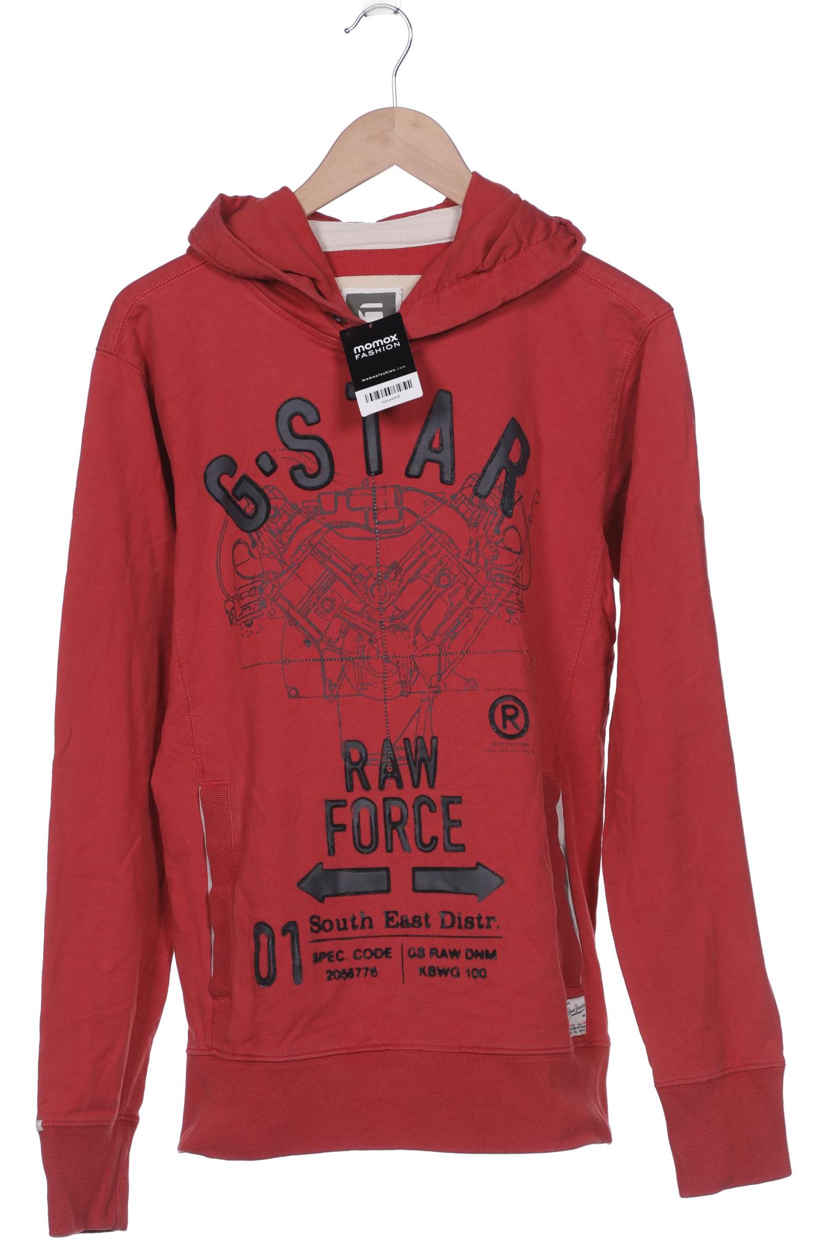 

G STAR RAW Herren Kapuzenpullover, rot
