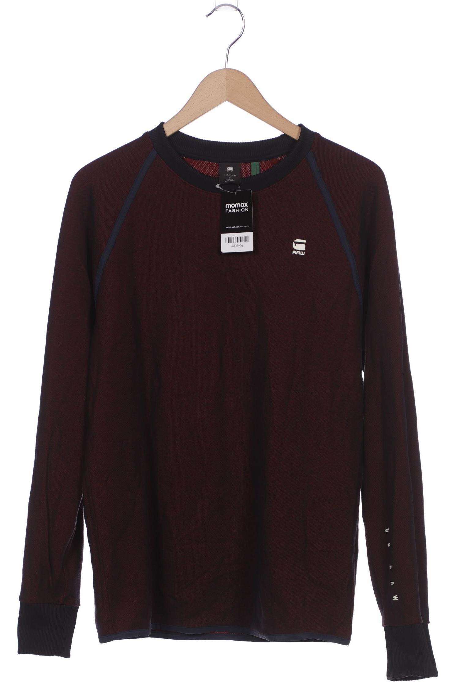 

G Star RAW Herren Langarmshirt, bordeaux, Gr. 52