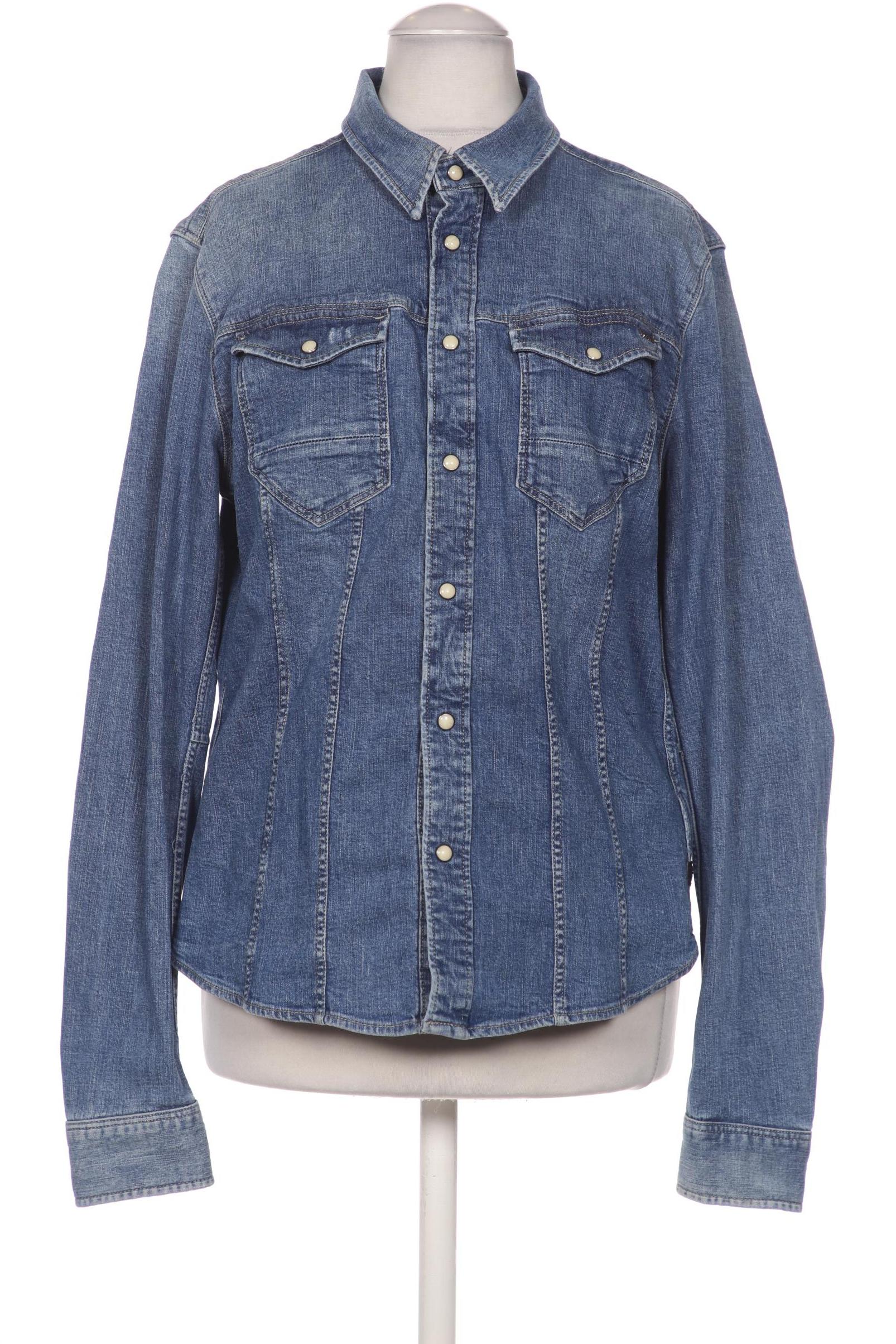 

G Star RAW Damen Bluse, blau, Gr. 38