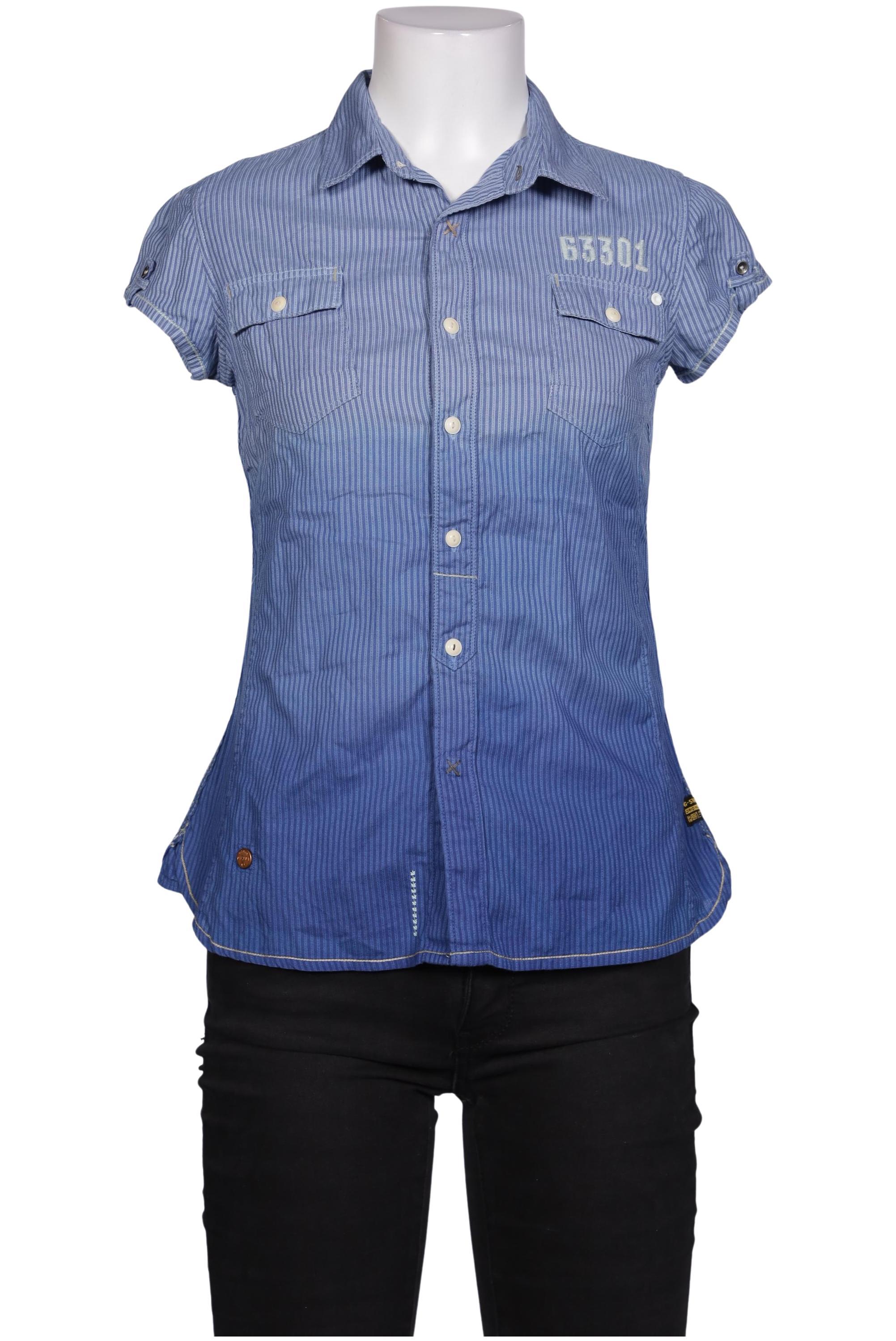 

G Star RAW Damen Bluse, blau, Gr. 36
