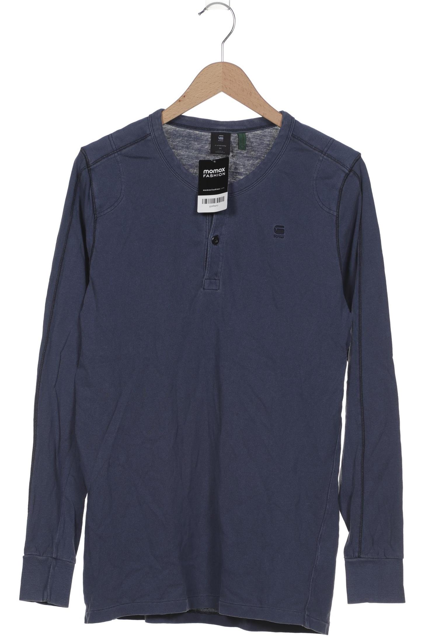 

G Star RAW Herren Langarmshirt, blau, Gr. 48