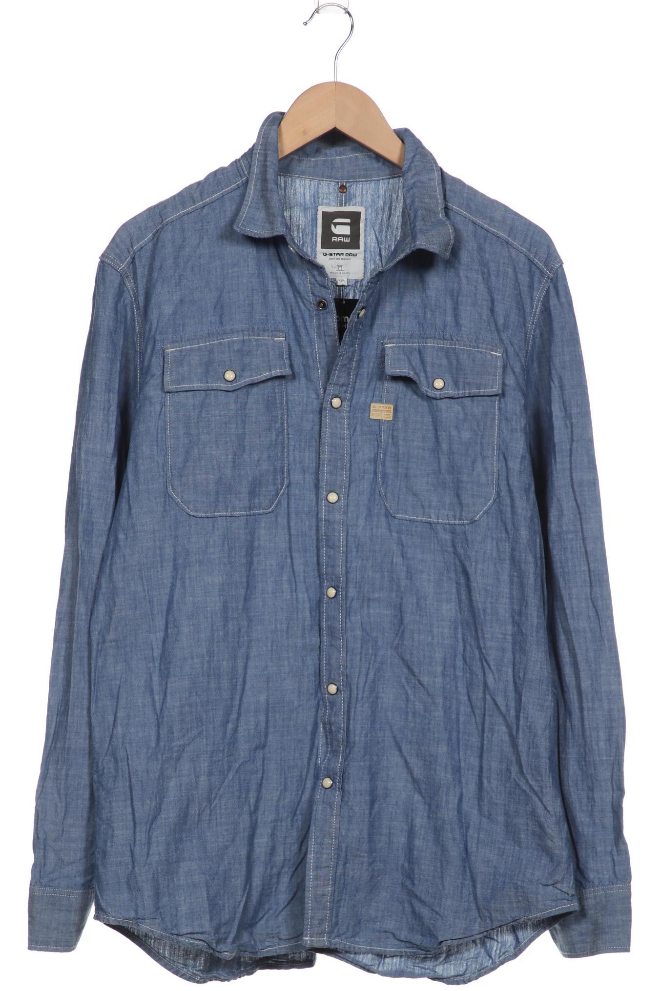 

G STAR RAW Herren Hemd, blau