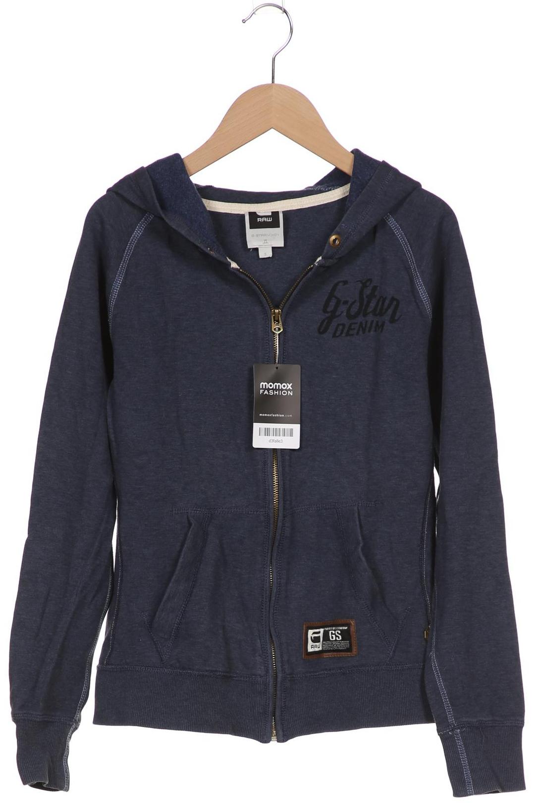

G STAR RAW Damen Kapuzenpullover, blau