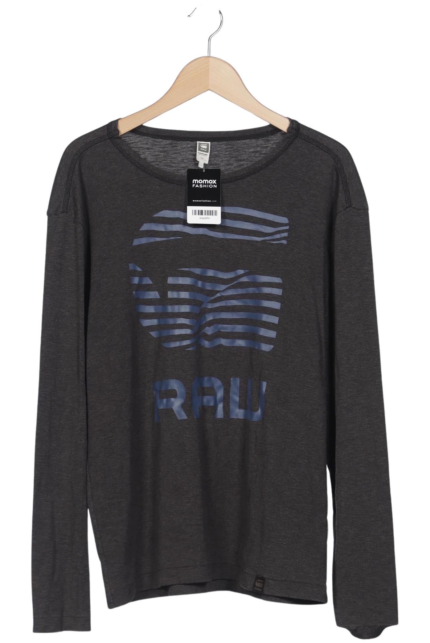 

G Star RAW Herren Langarmshirt, grau, Gr. 52