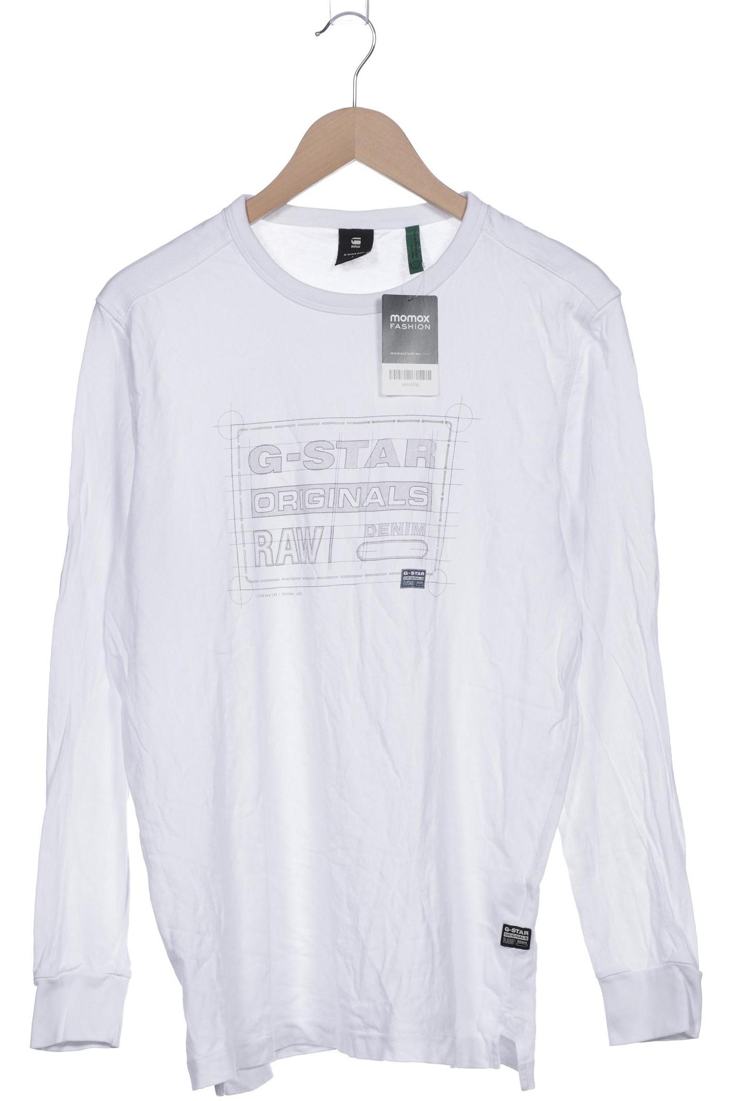 

G-Star RAW Herren Langarmshirt, weiß, Gr. 52
